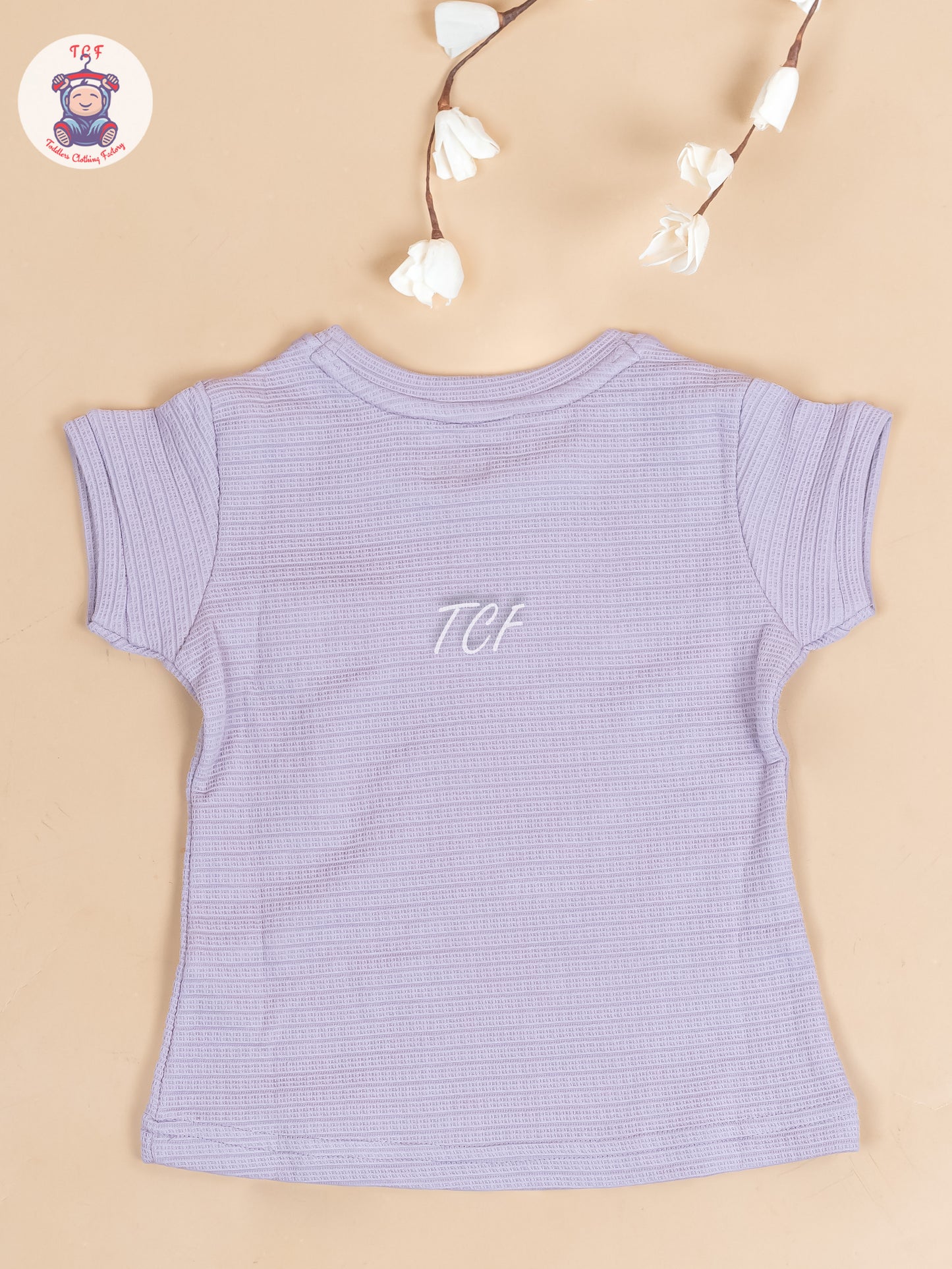 Lavender - Girls Strechable T- Shirts