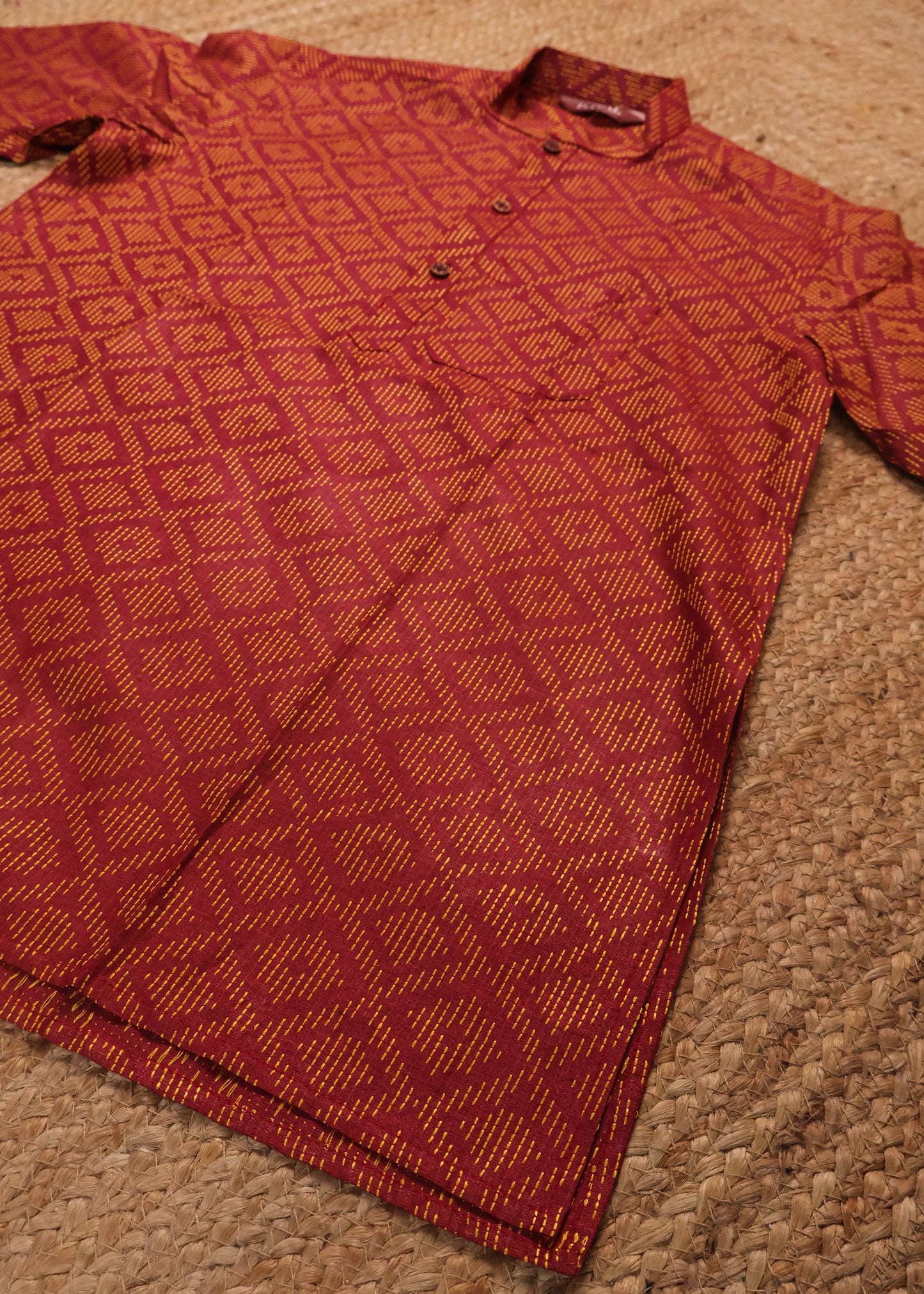 Rust - Boys Readymade Kurtas