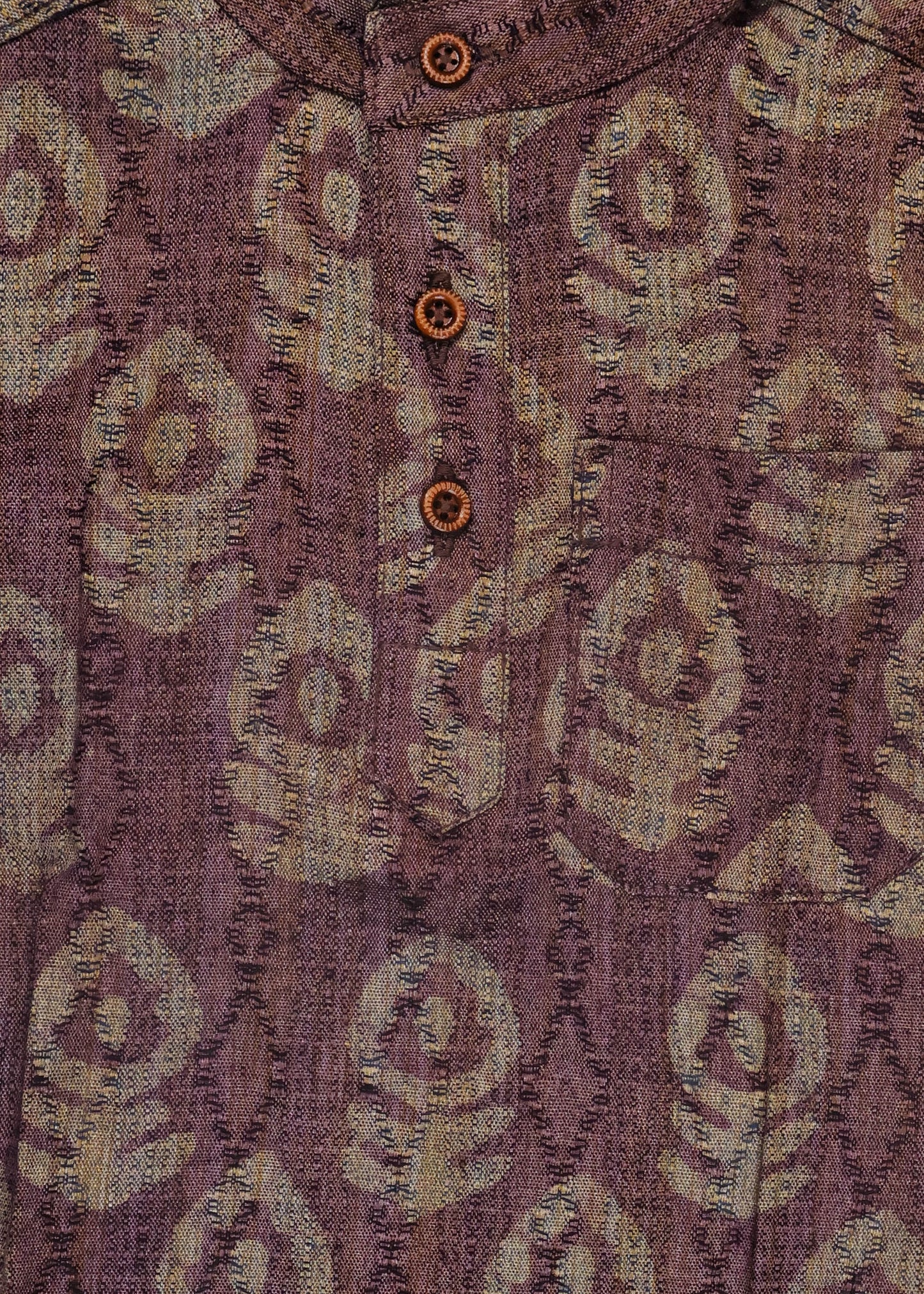 Purple & Beige - Boys Readymade Kurtas