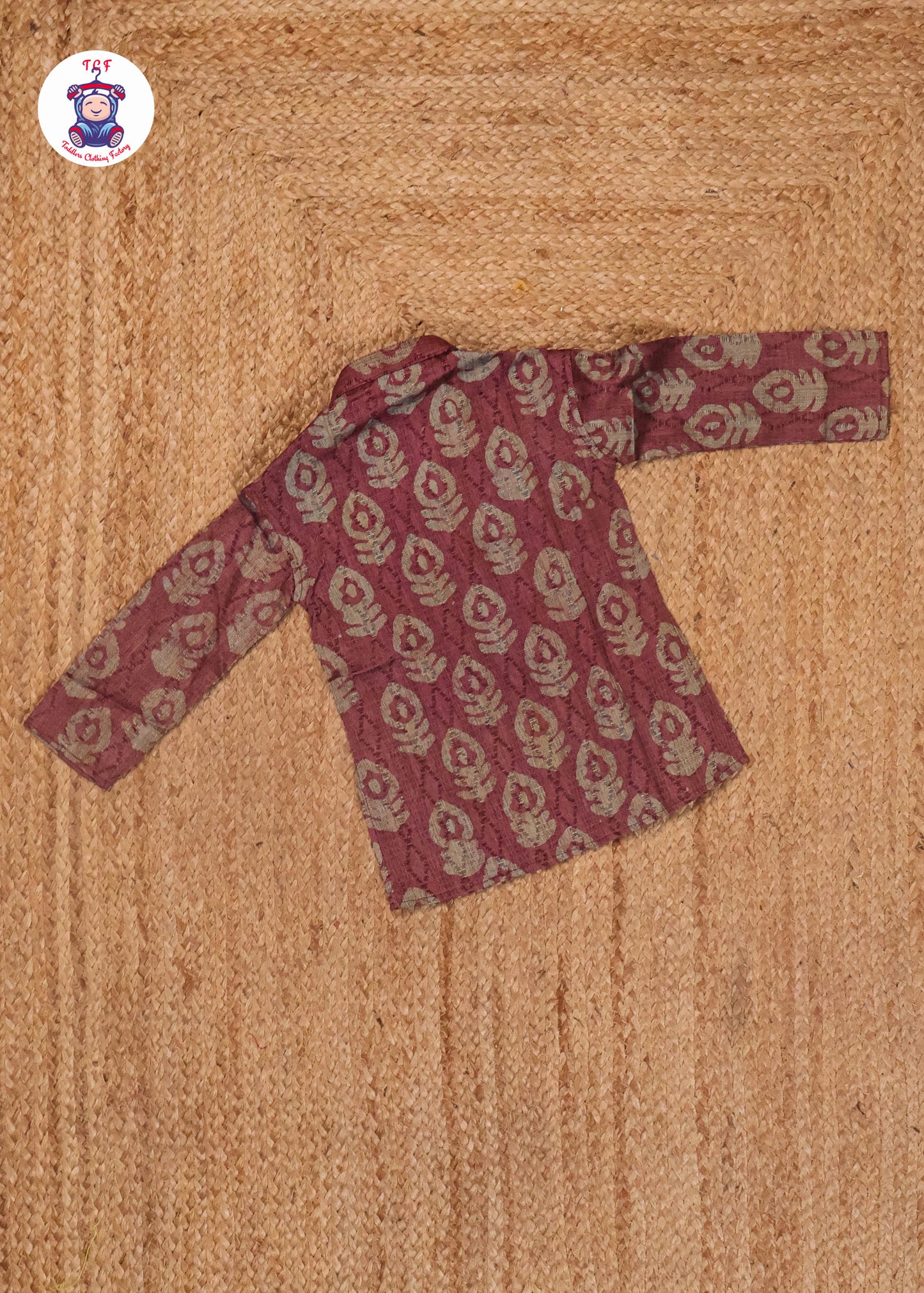 Magenta & Beige - Kurta