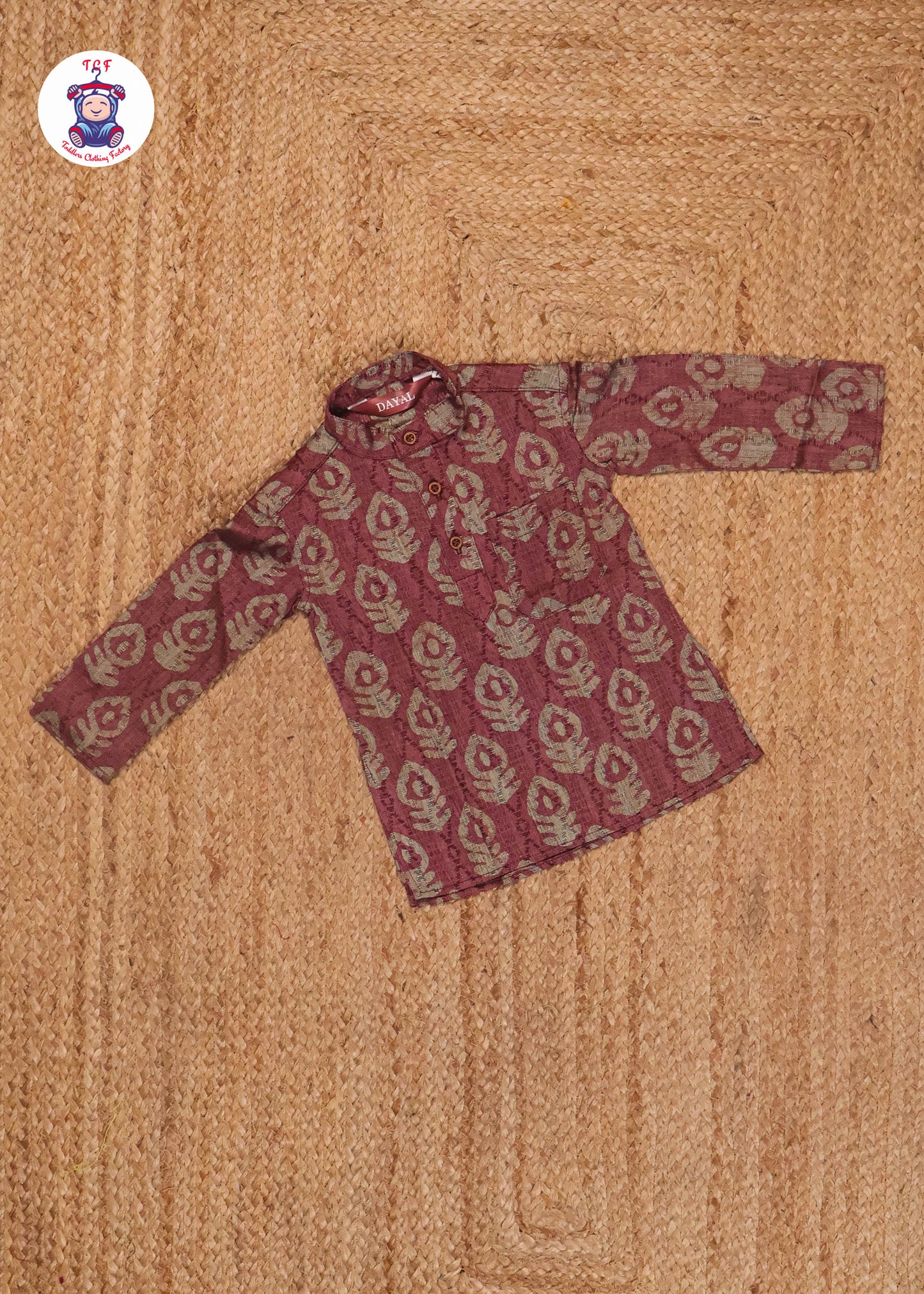 Magenta & Beige - Kurta