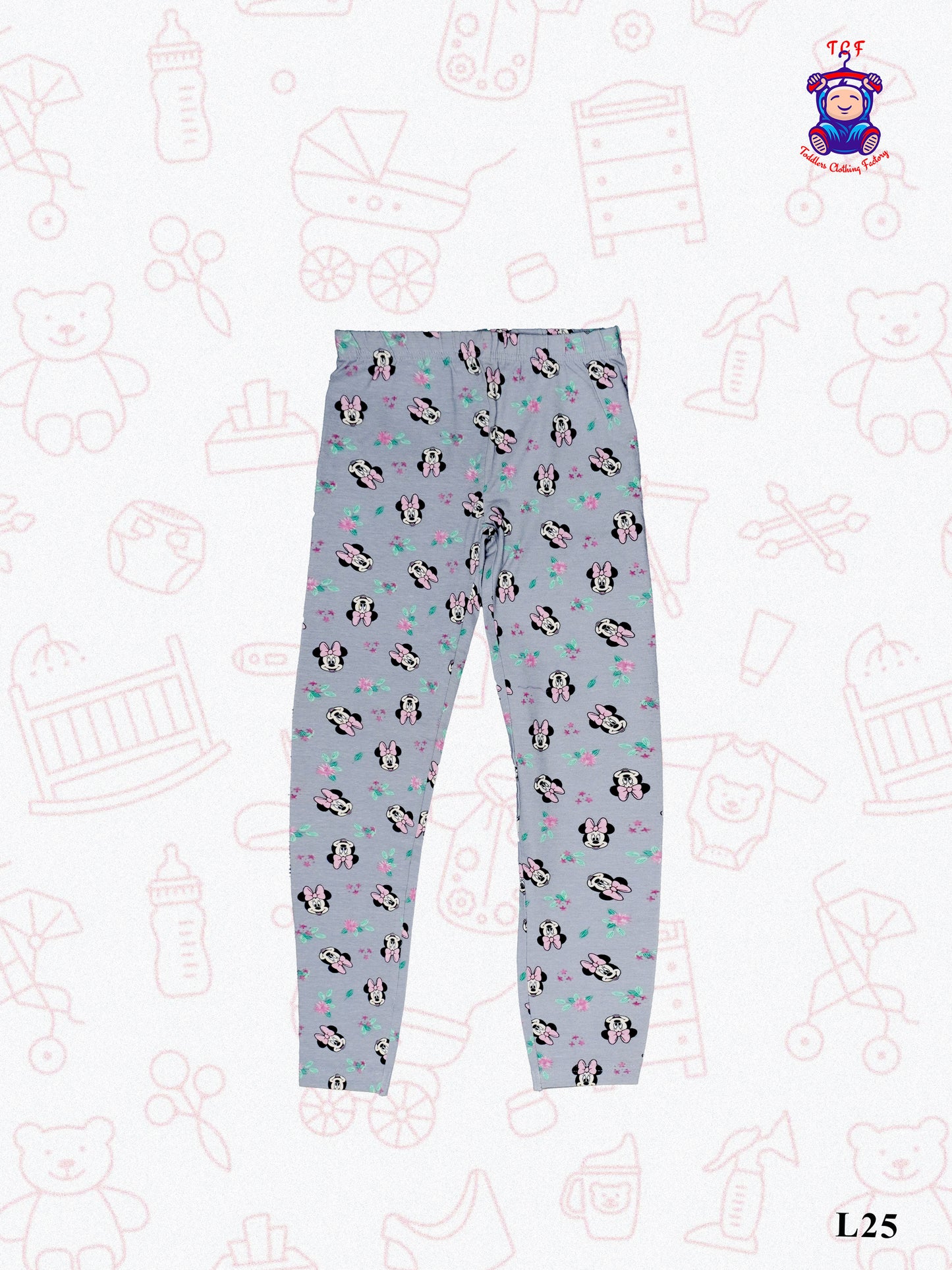 Grey - Kids Readymade Leggings