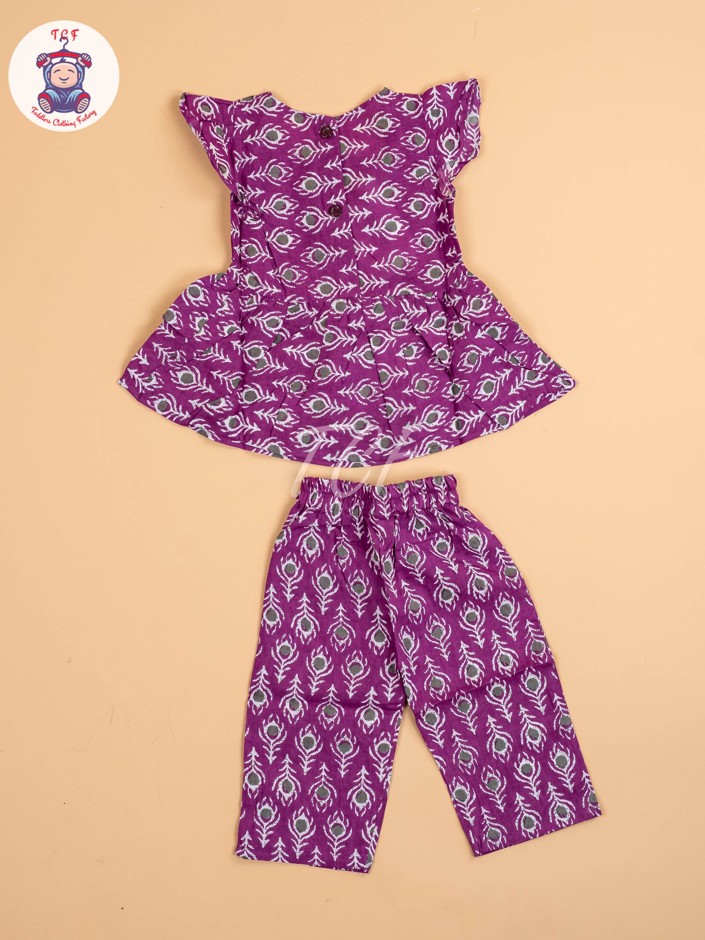 Lavender & Grey - Girls Readymade Co-ords Sets