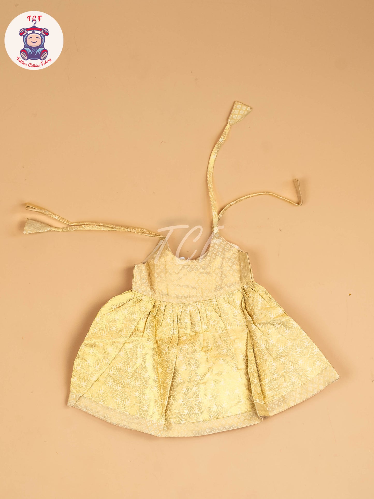 Gold - New Born Frock