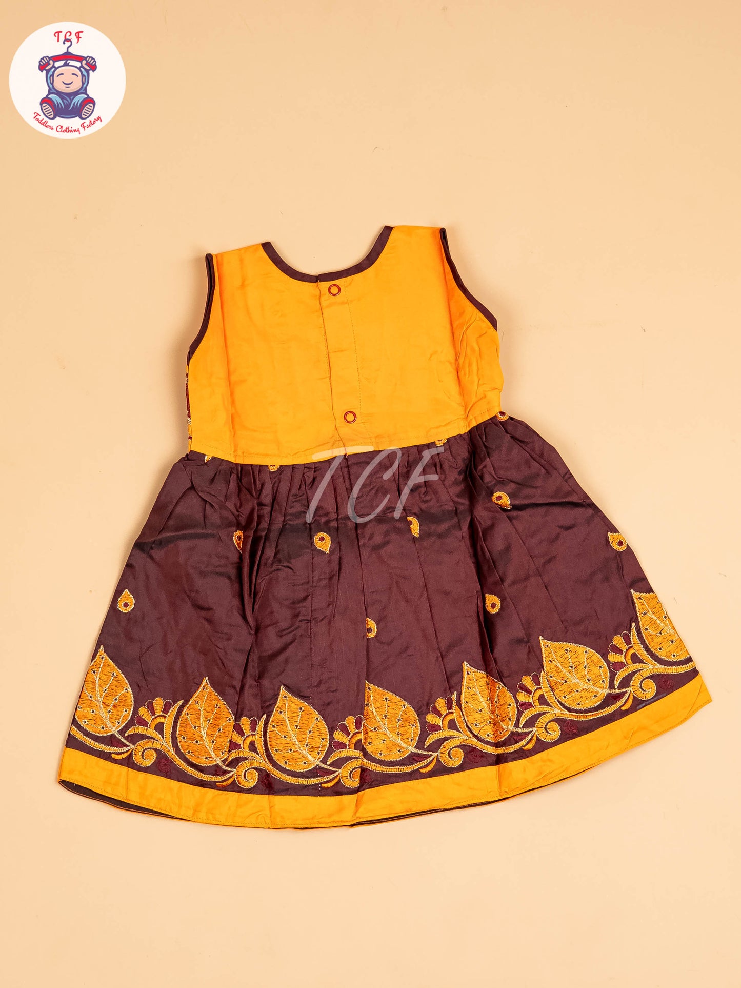 Mustard & Maroon - Frock