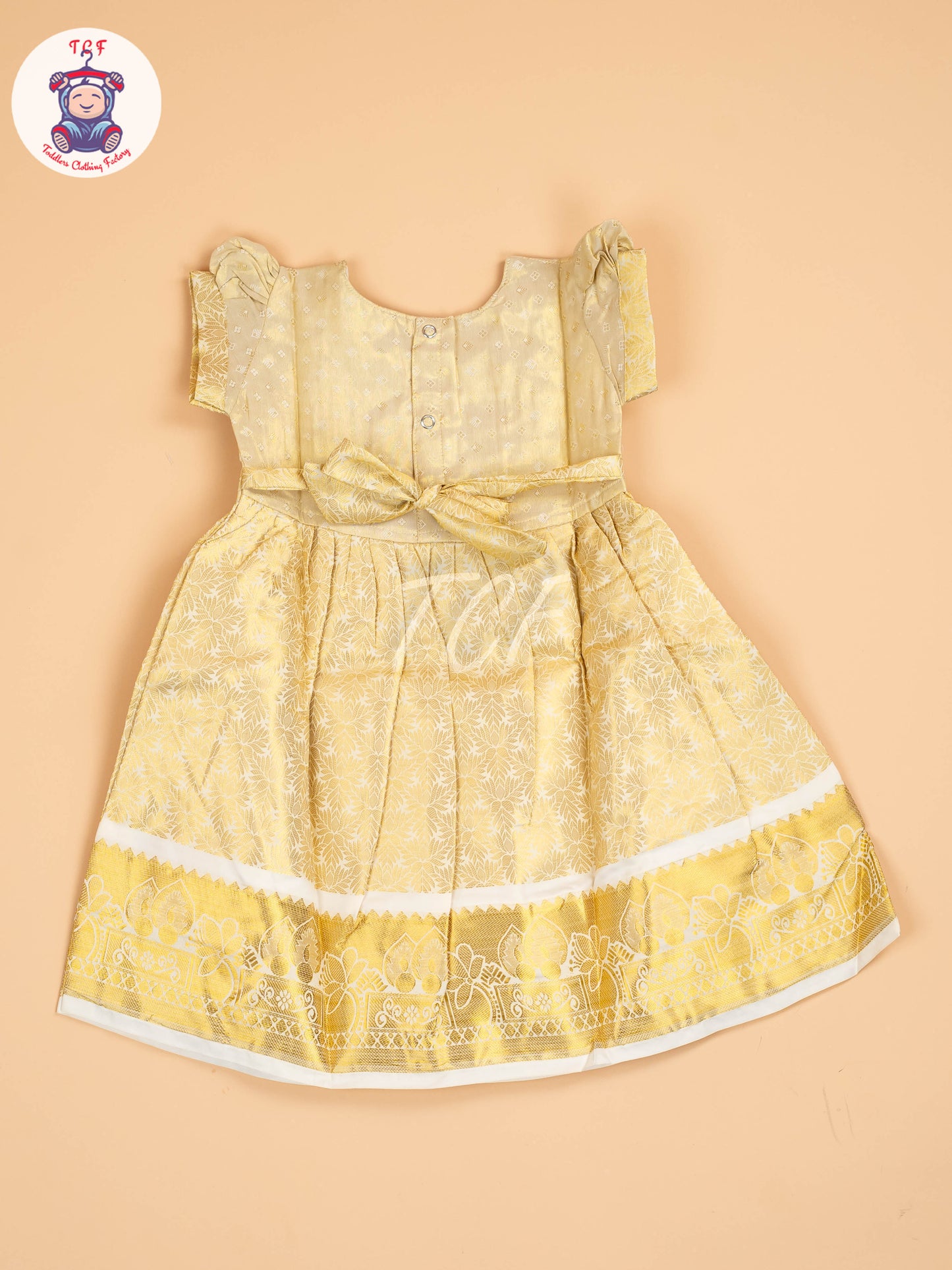 Gold - Tissue Cotton Frocks