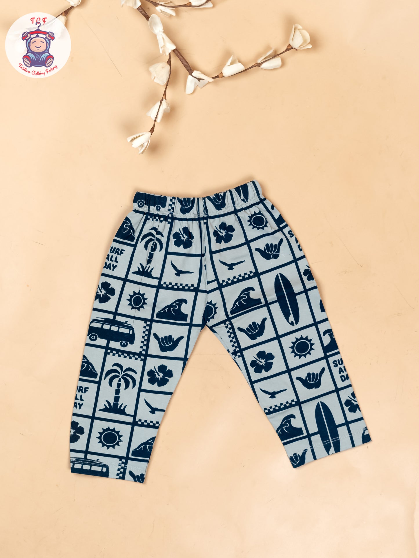 Light Blue & Navy Blue - Boys Readymade Shirts & Pant