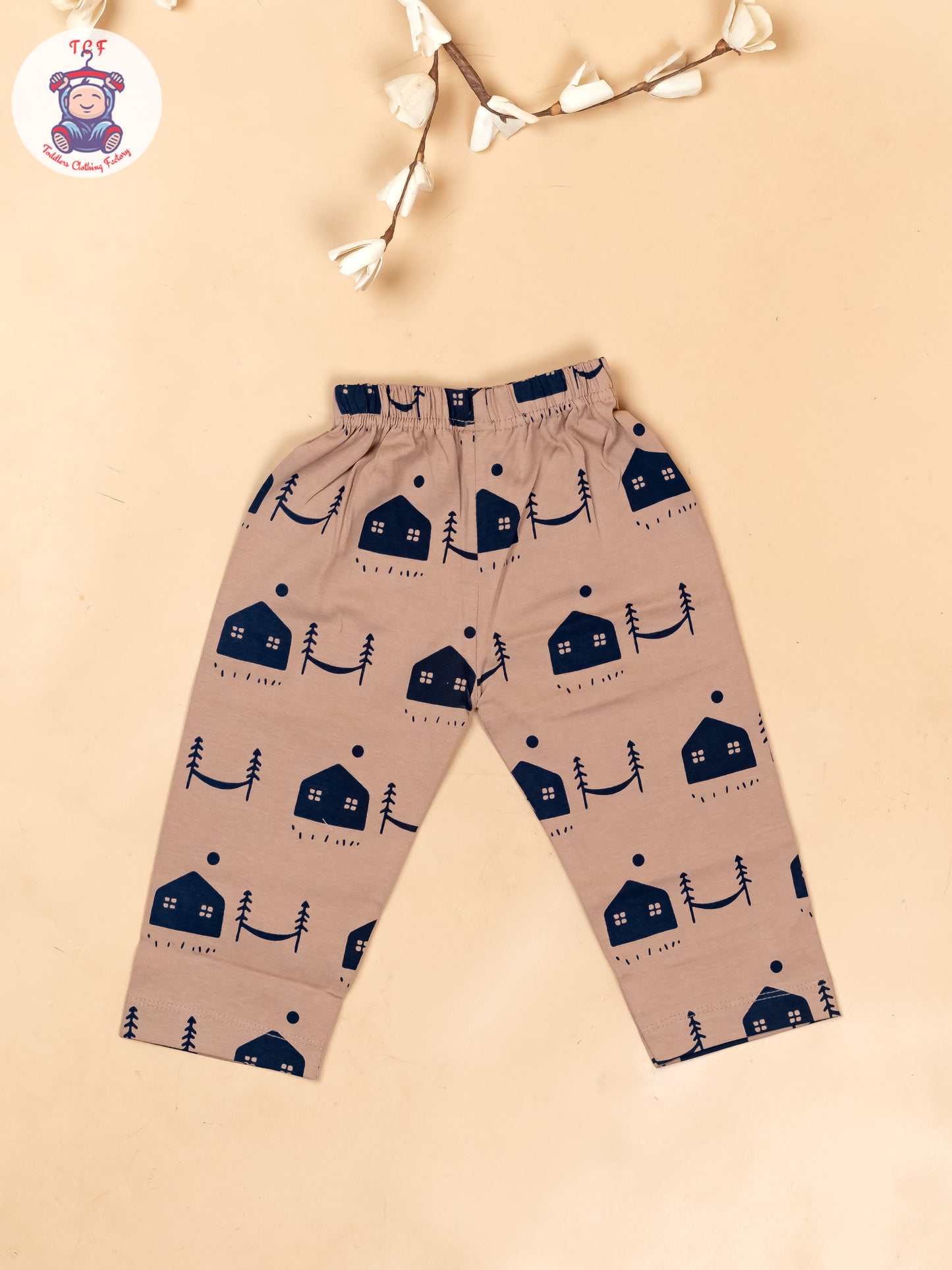 Brown & Navy Blue - Boys Readymade Shirts & Pant