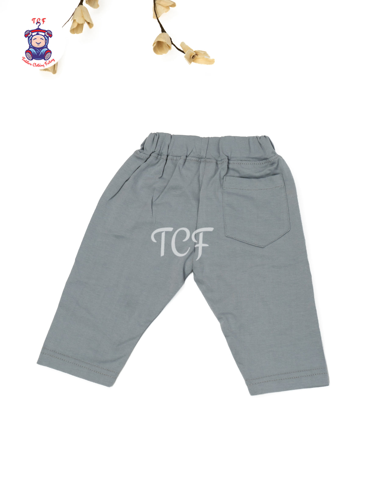 Light Grey Cotton Shorts