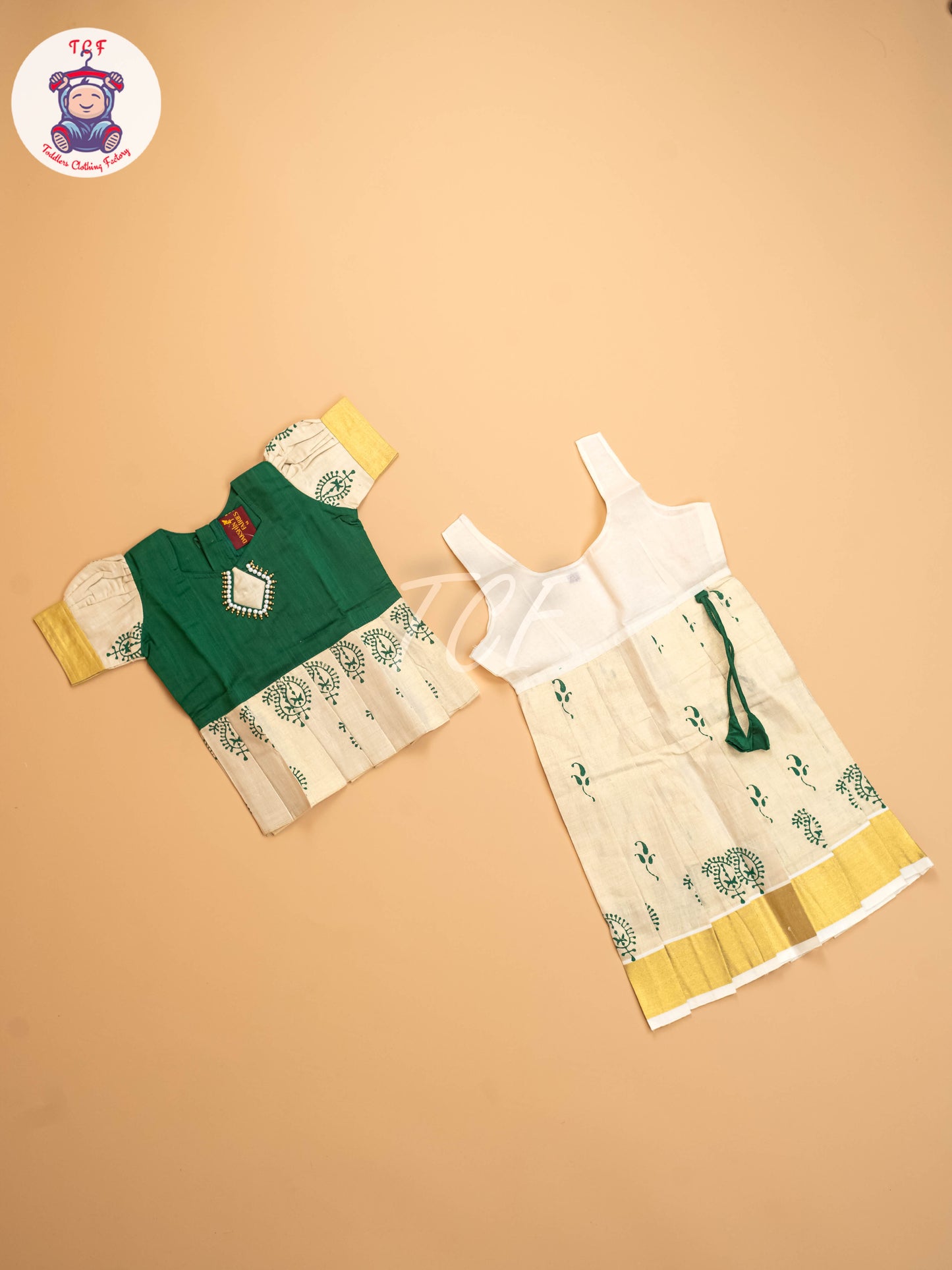 Green & Gold - Pavadai Sattai