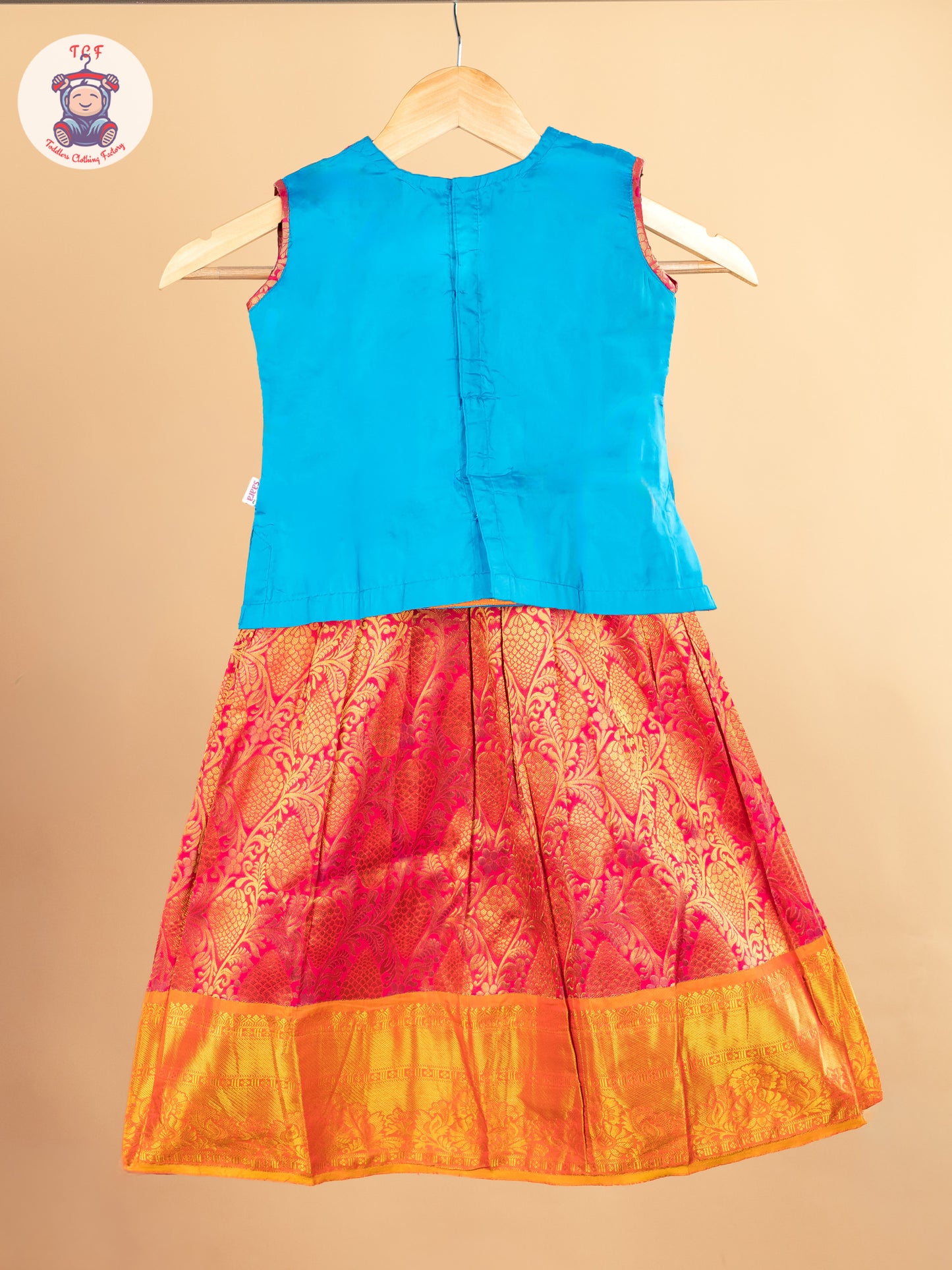 Girls Readymade Pure Pattu Pavadai Sattai