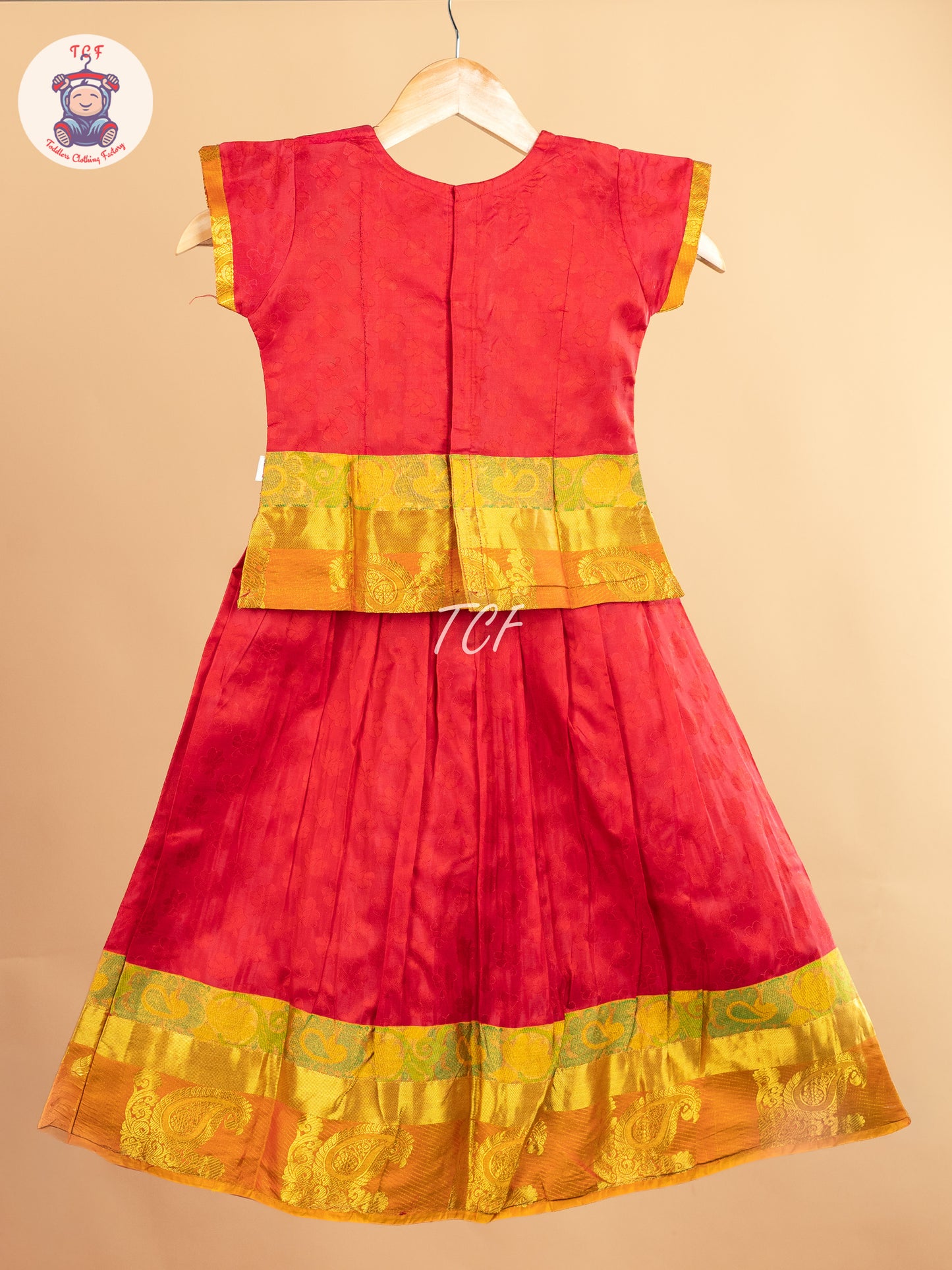Girls Readymade Pure Pattu Pavadai Sattai