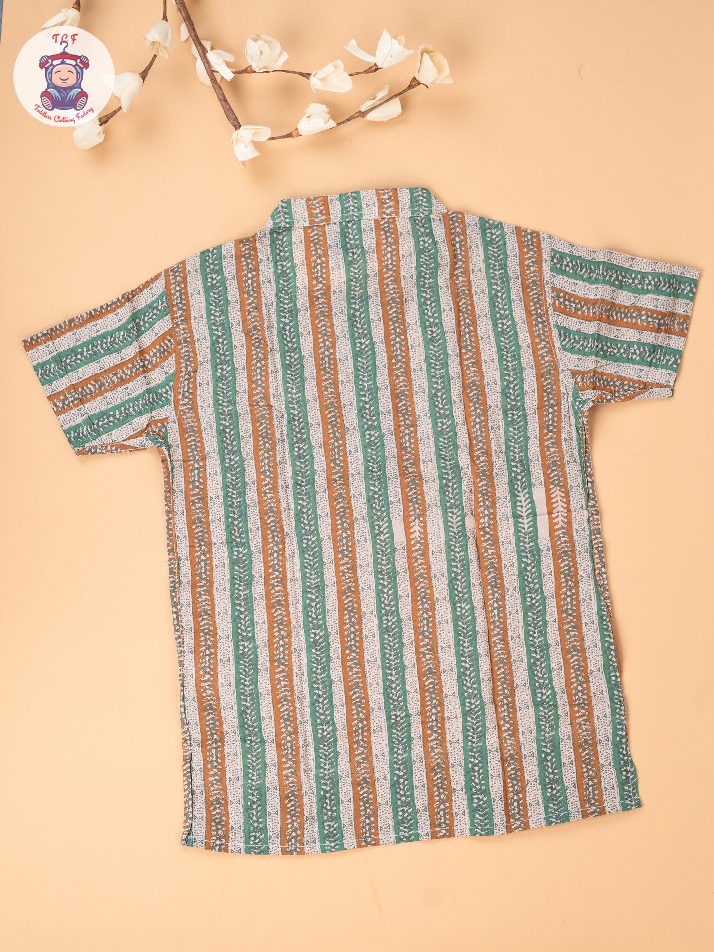 Beige - Boys Readymade Short Kurta