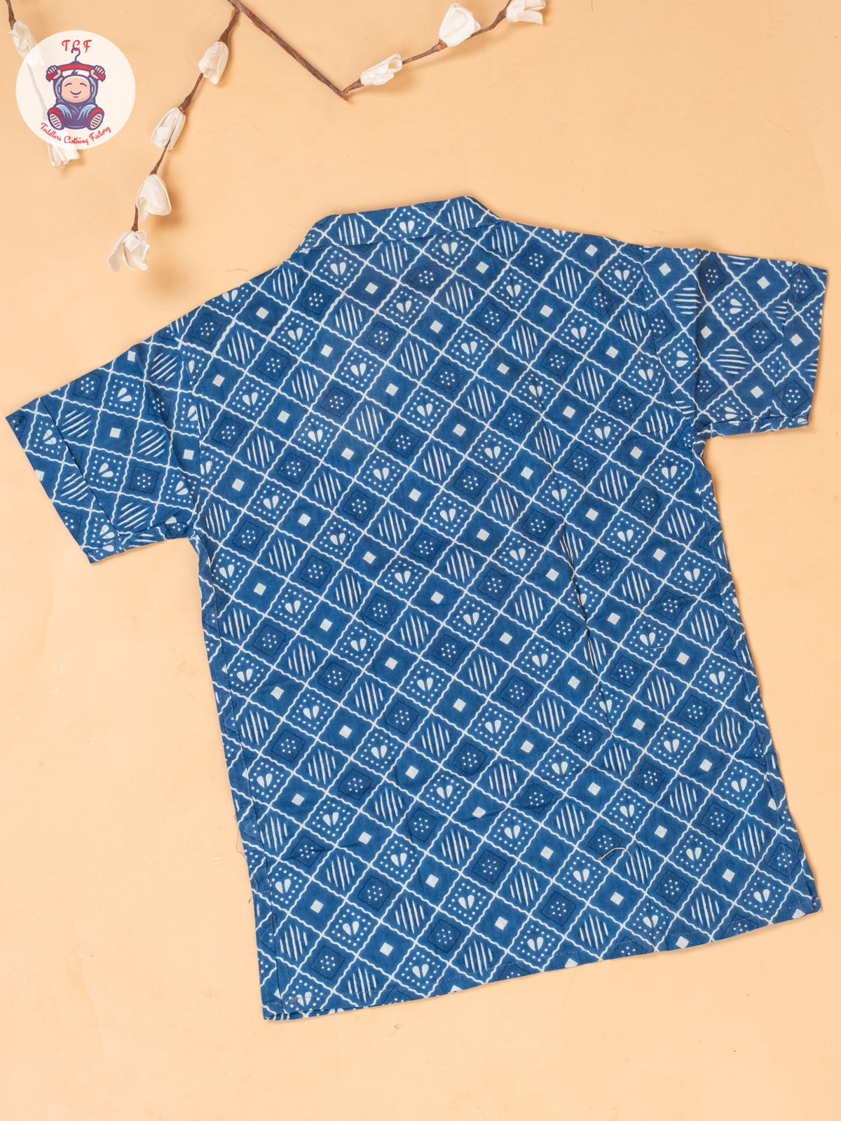 Blue - Boys Readymade Short Kurta