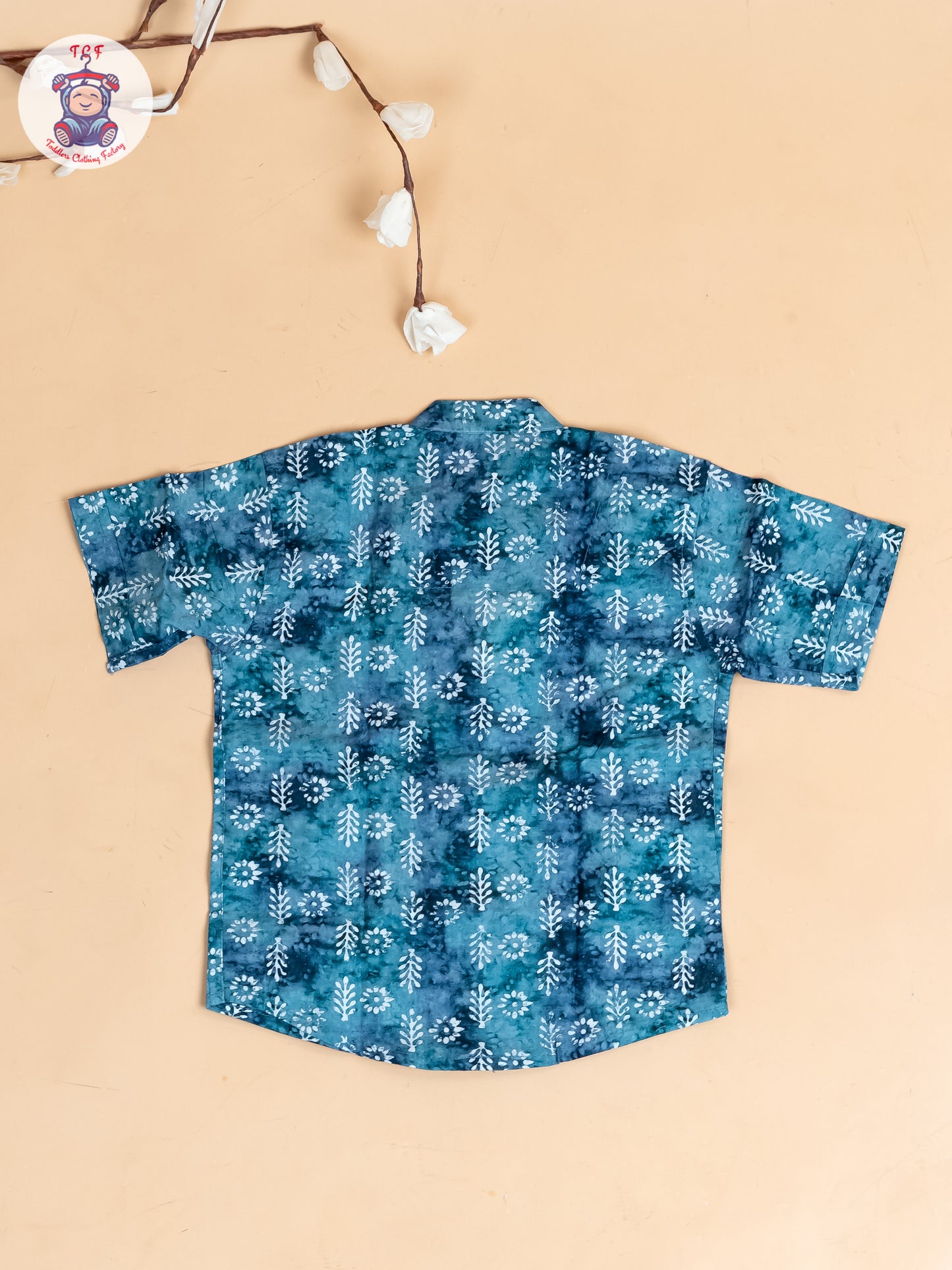Blue - Boys Readymade Cotton Shirt