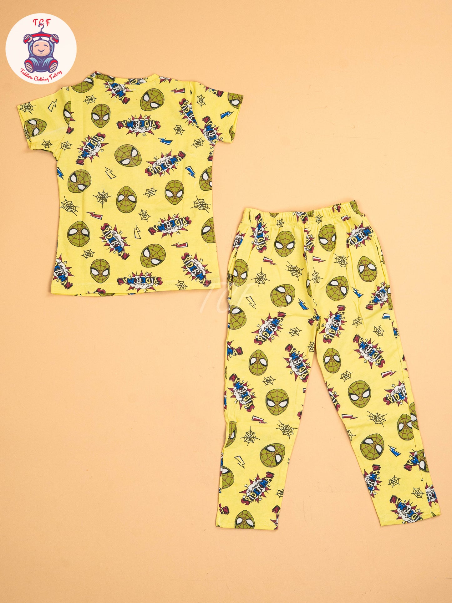 Yellow Spider Man - Unisex Co-ords Sets