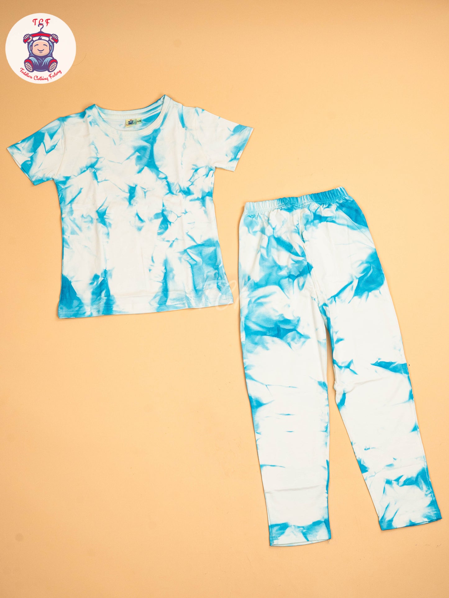 White & Sky Blue - Unisex Co-ords Sets