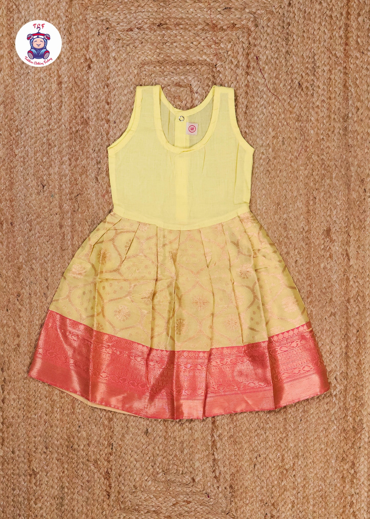 Pink & Sandal - Pavadai Sattai