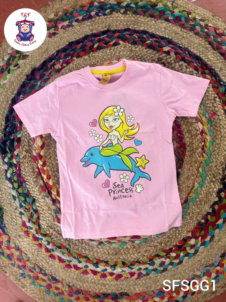 Pink - Girls Readymade T-Shirts
