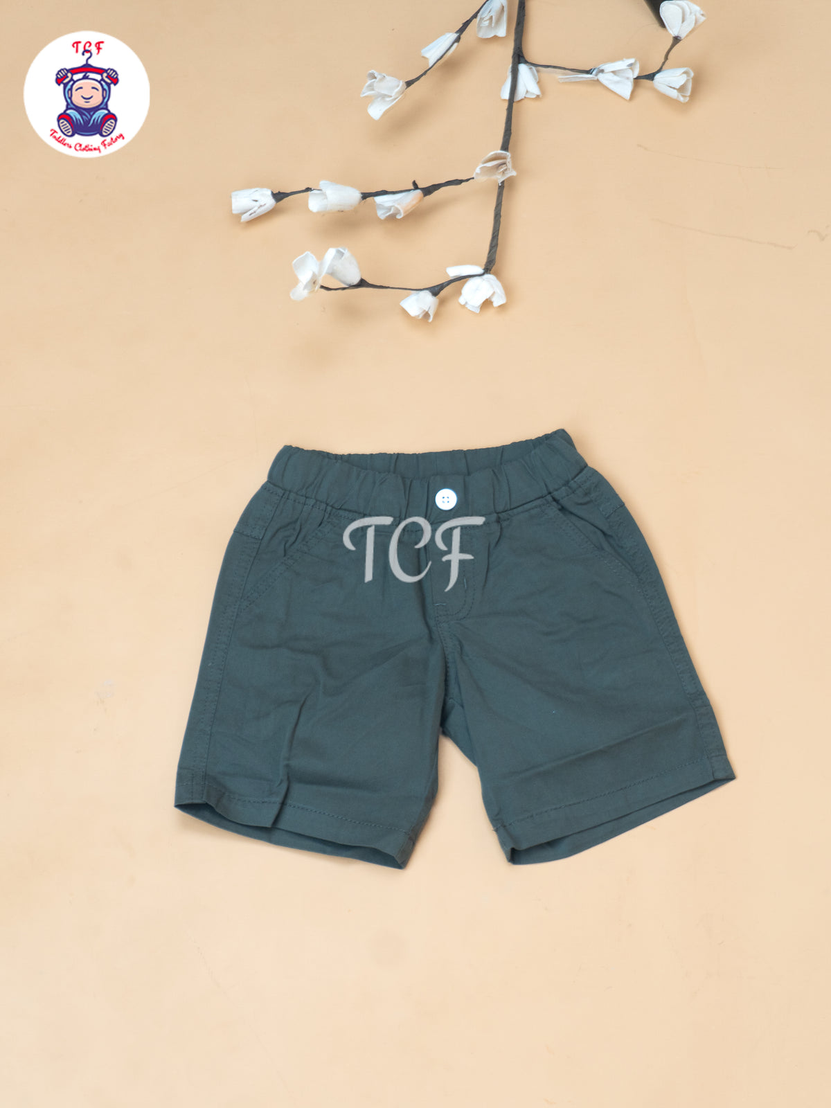 White - Boys Readymade Spread Collor Shirts & Shorts