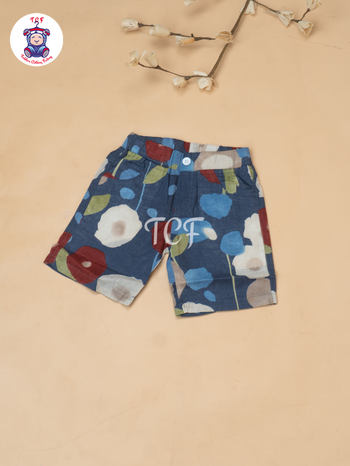 White - Boys Readymade Spread Collor Shirts & Shorts
