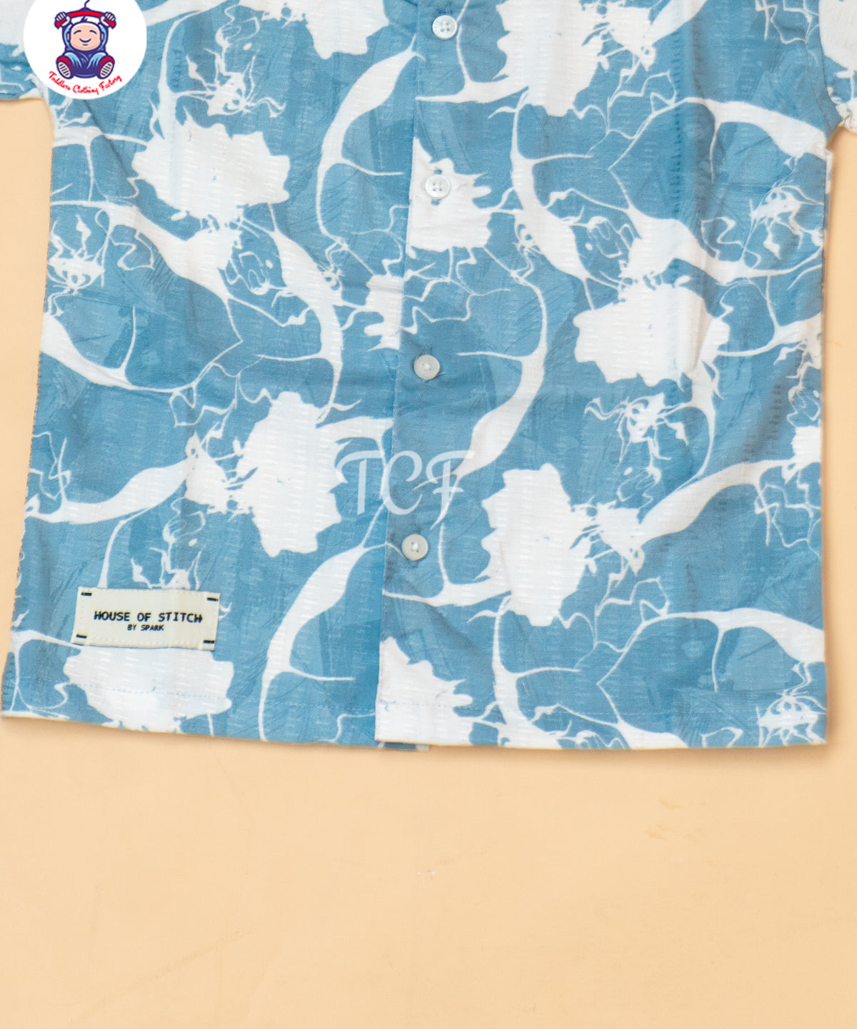 Blue - Boys Readymade Spread Collor Shirts