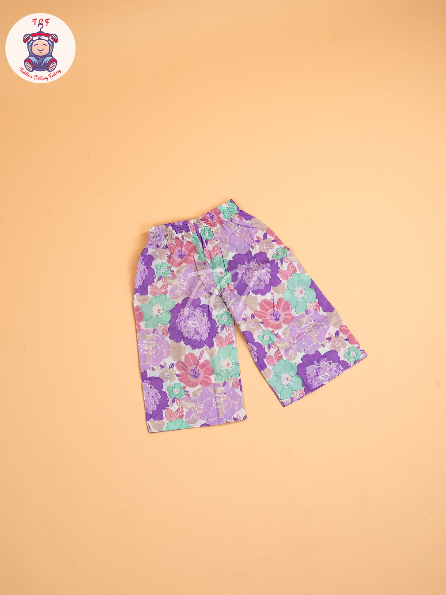 Purple & Green - Girls Floral printed Co-ords Sets
