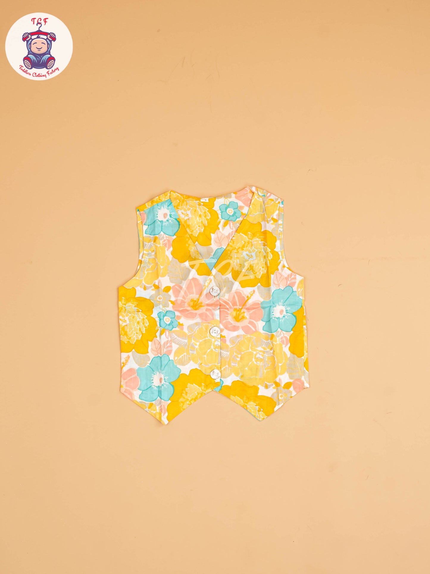 Mustard - Girls Ikat printed Co-ords Sets