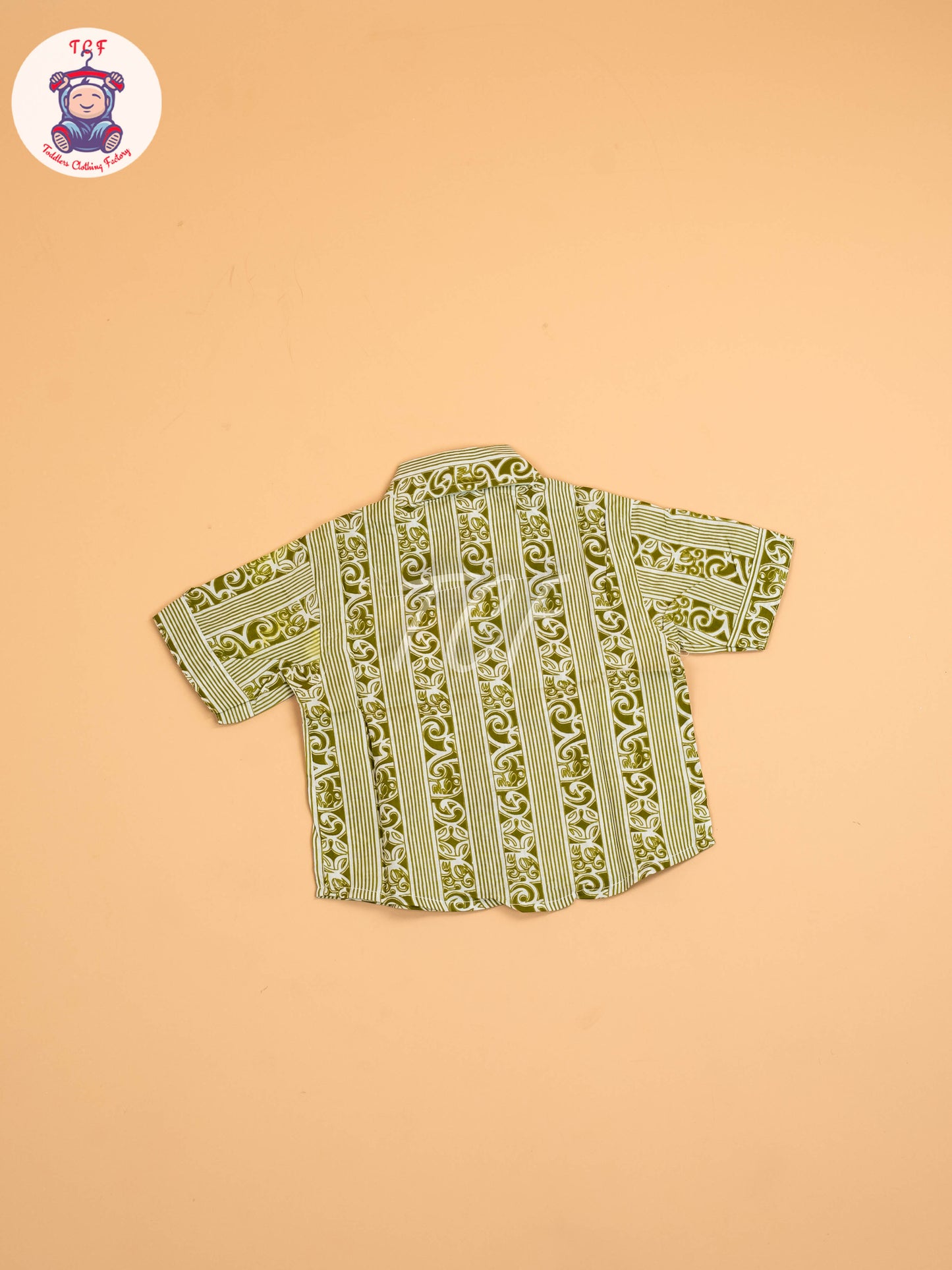 Green - Boys Printed Readymade Shirts