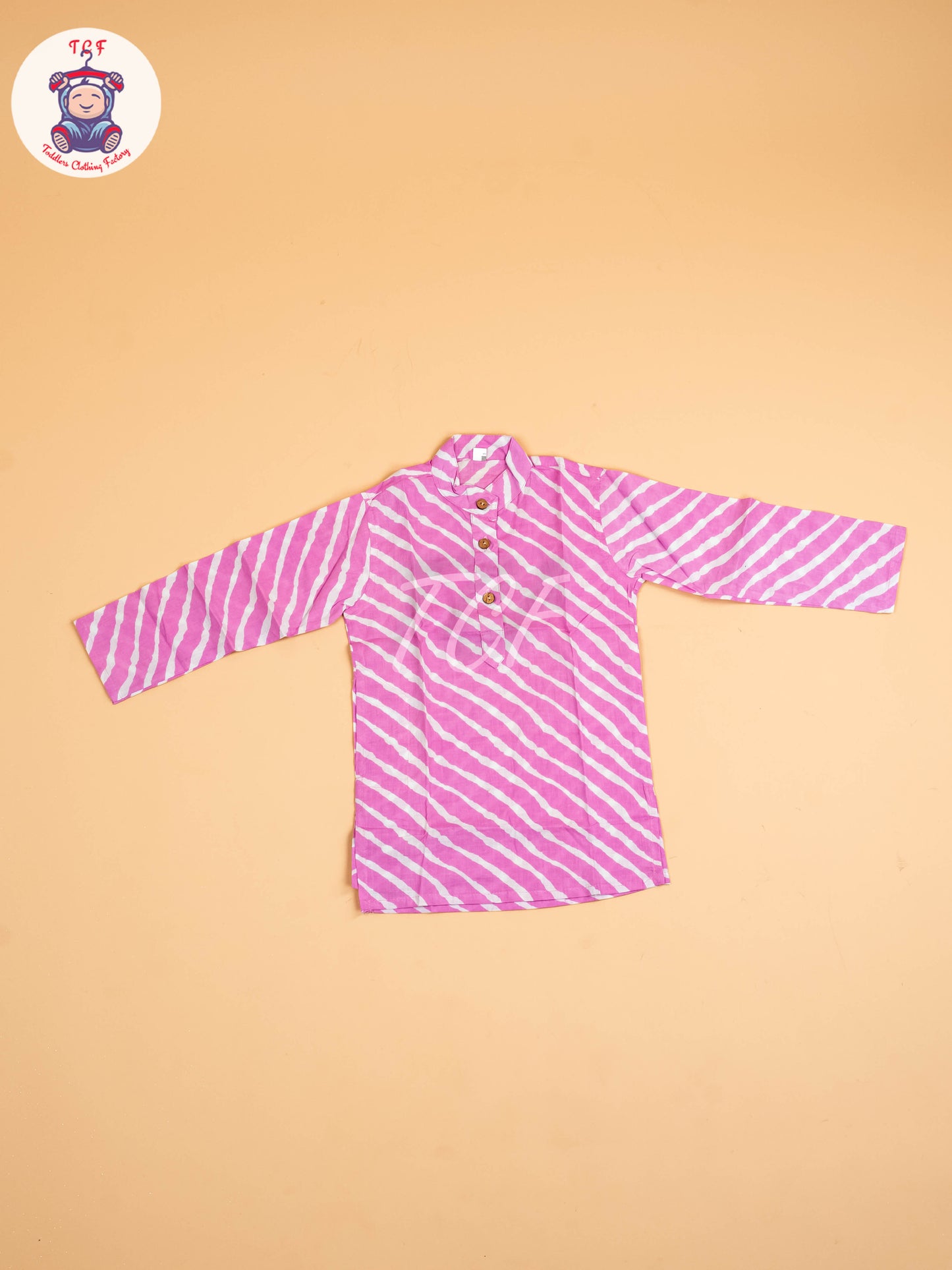 Pink - Boys Printed Kurta Sets