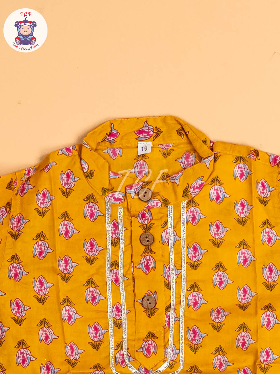 Yellow - Boys Printed Dhoti Kurta Sets