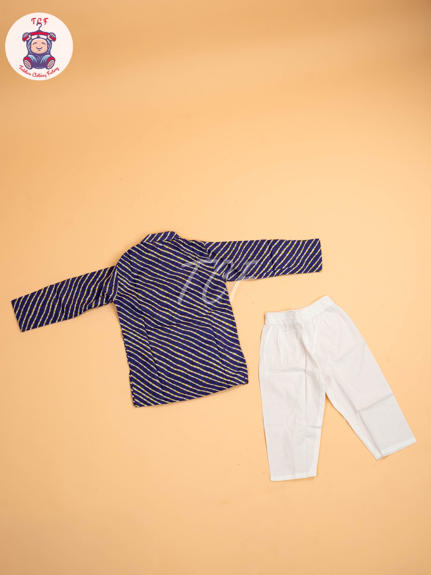 Violet - Boys Printed Kurta With Pant