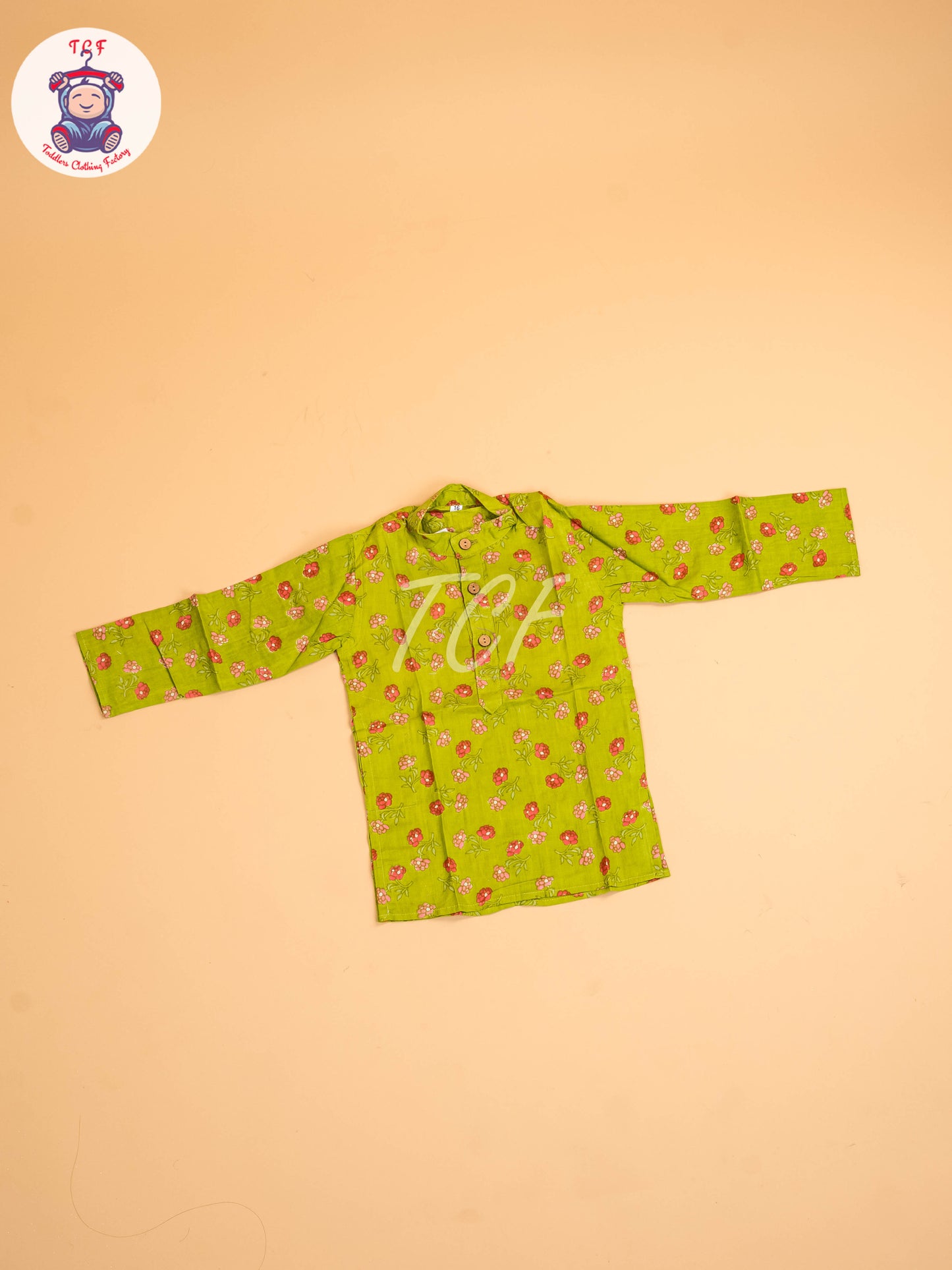 Green - Boys Printed Kurta With Pant