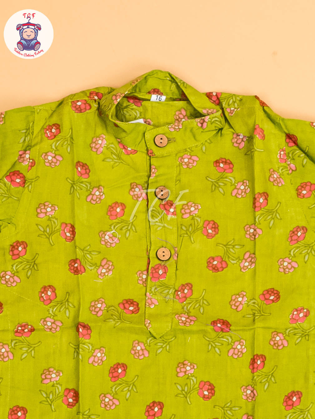 Green - Boys Printed Kurta With Pant
