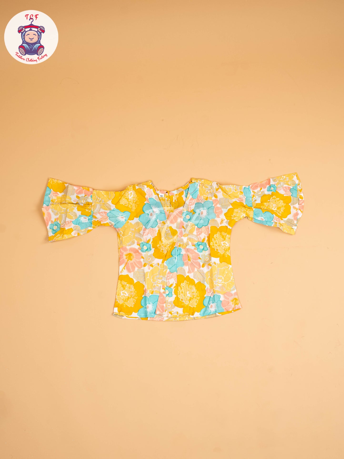 Yellow - Girls Floral printed Co-ords Sets