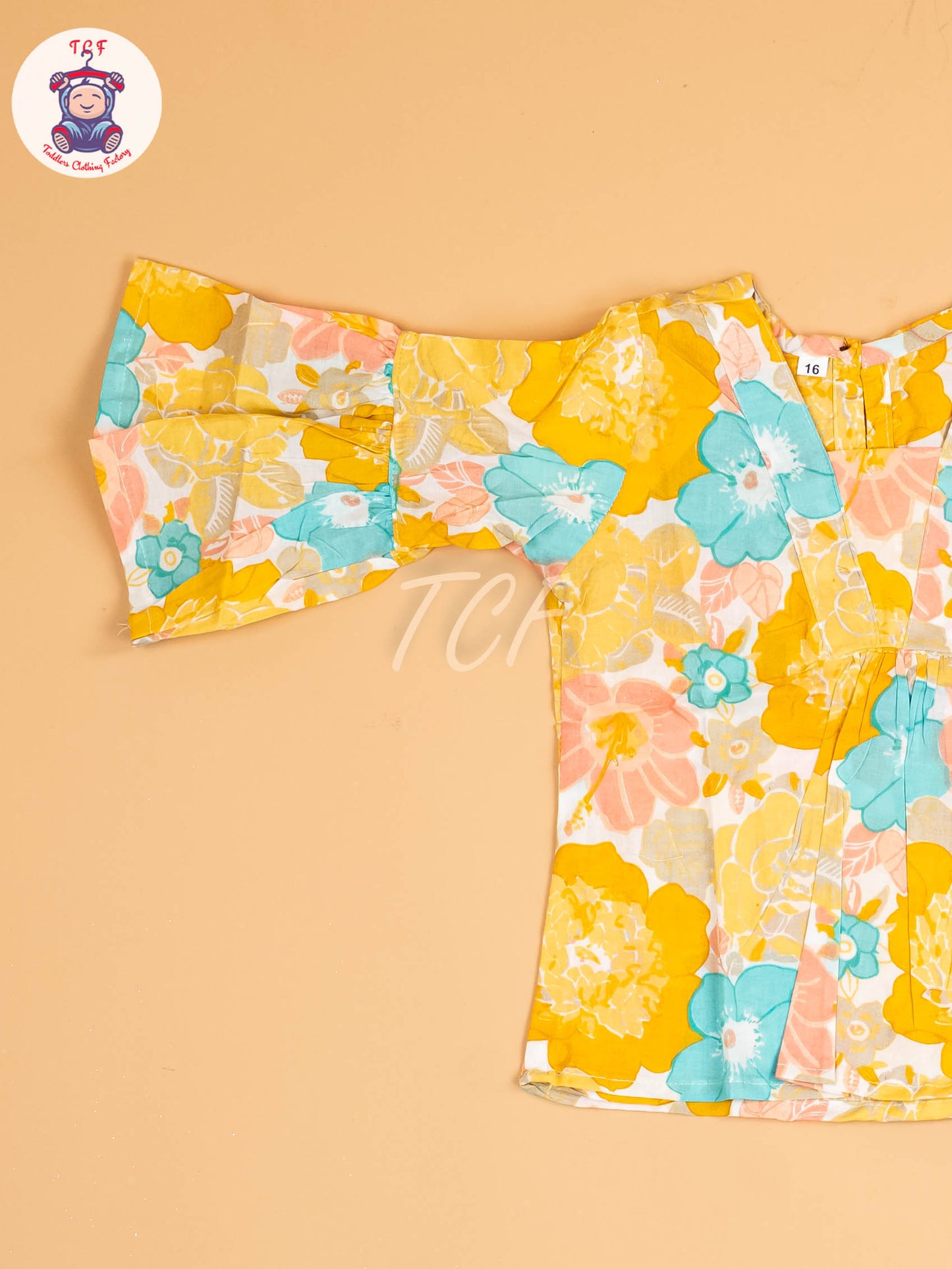 Yellow - Girls Floral printed Co-ords Sets