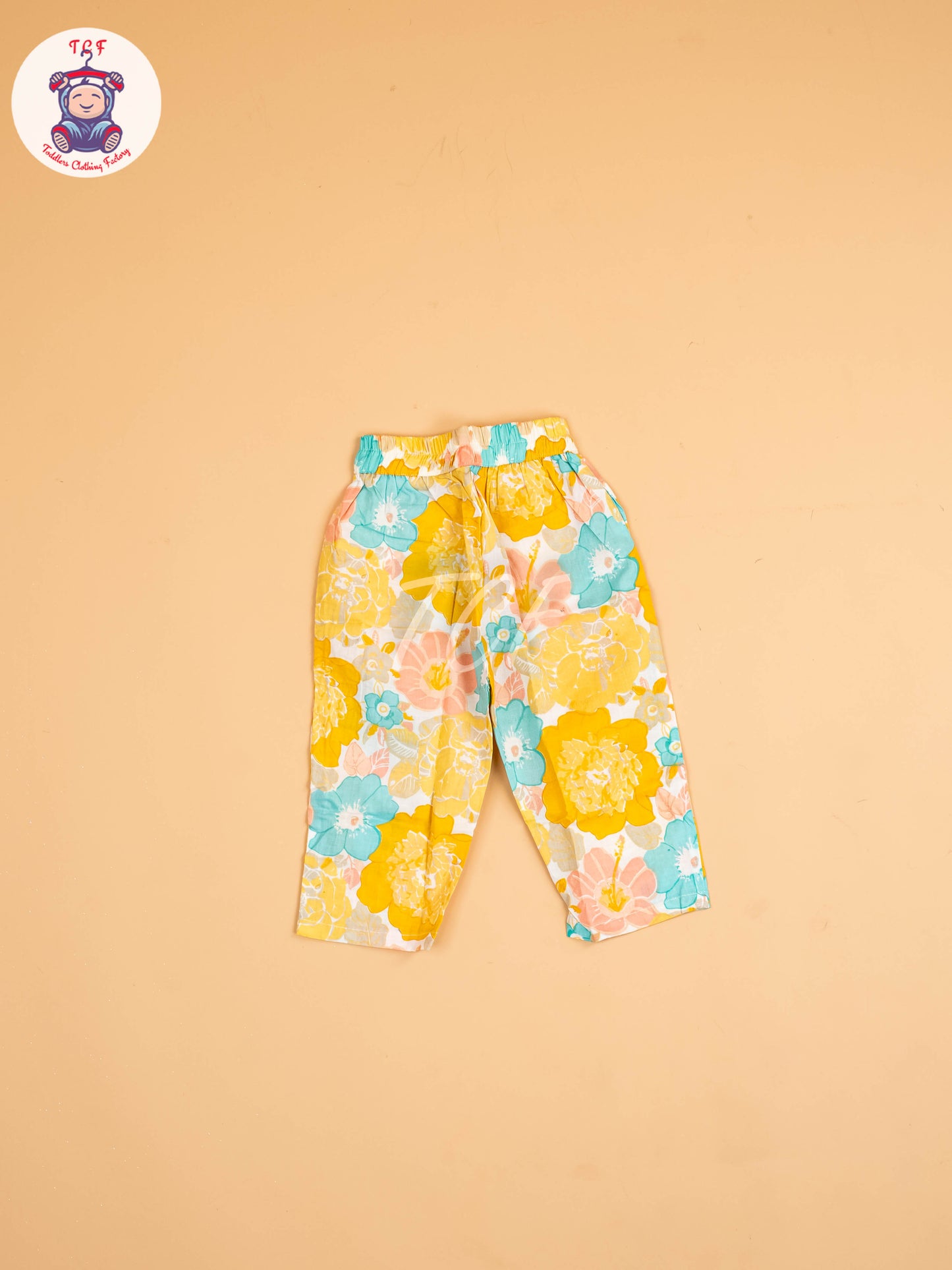 Yellow - Girls Floral printed Co-ords Sets