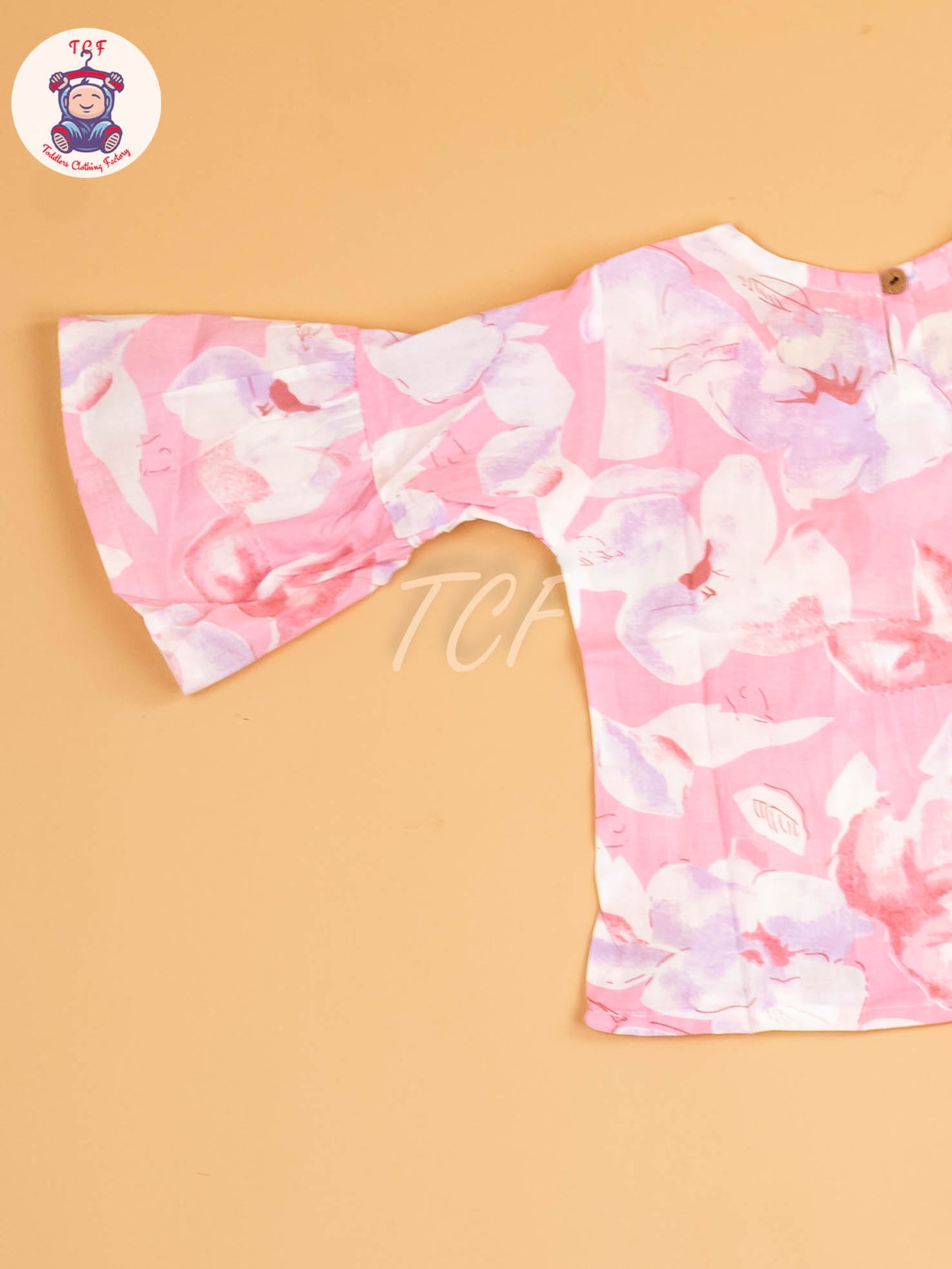 Baby Pink - Girls Floral printed Co-ords Sets