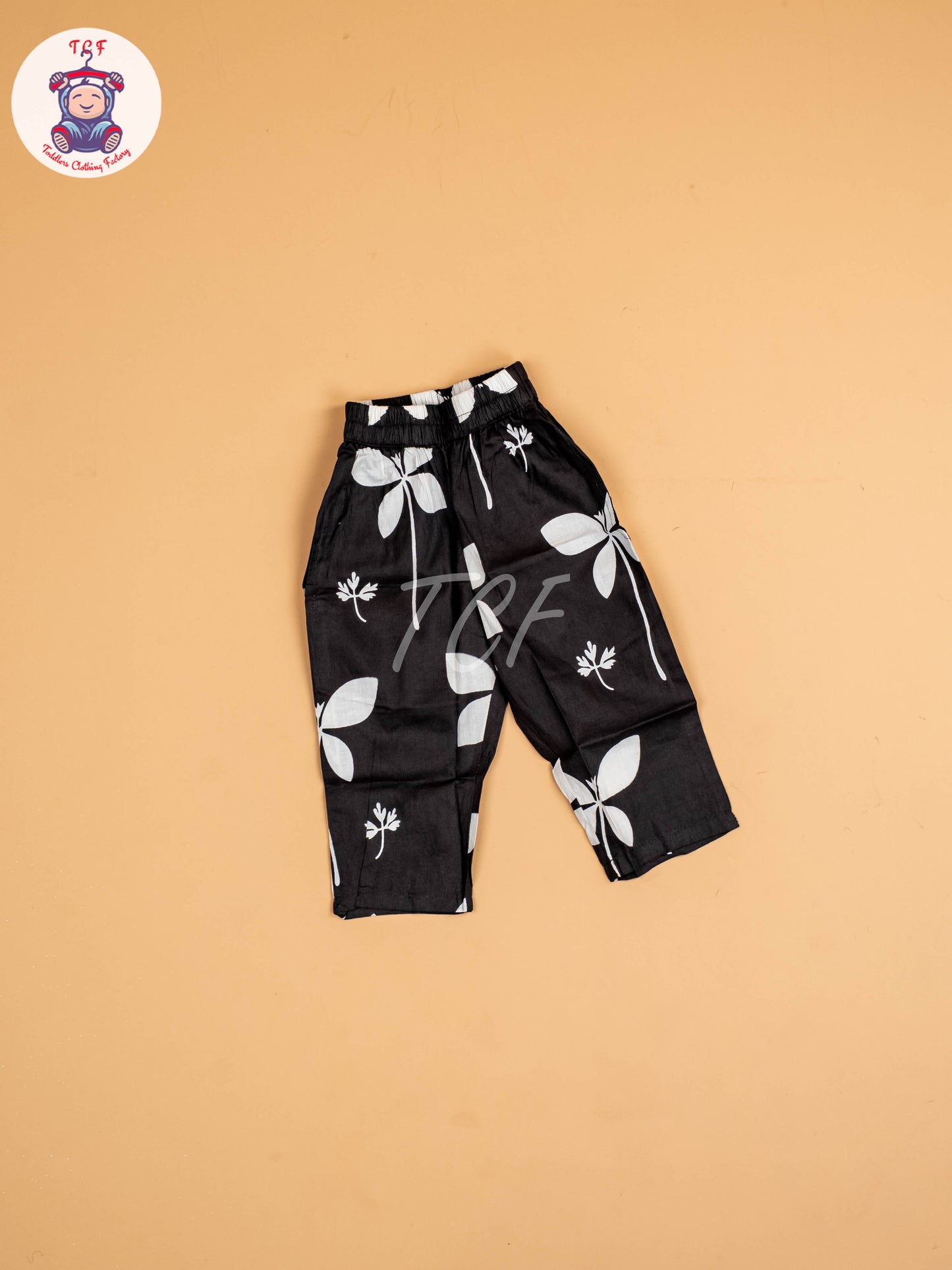 Black - Girls Floral printed Co-ords Sets