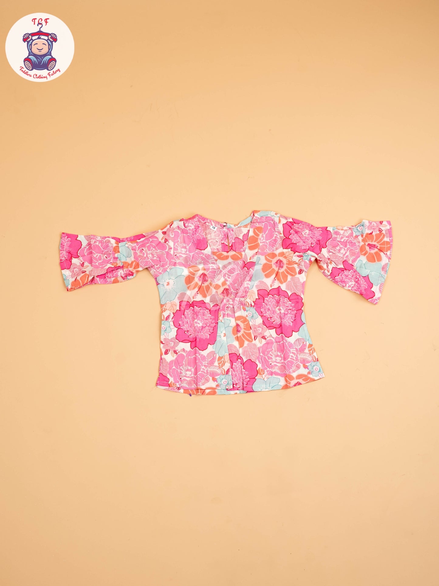 Pink - Girls Floral printed Co-ords Sets