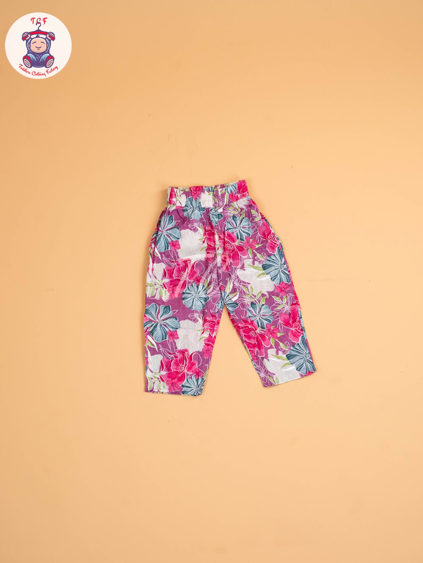 Purple - Girls Floral printed Co-ords Sets