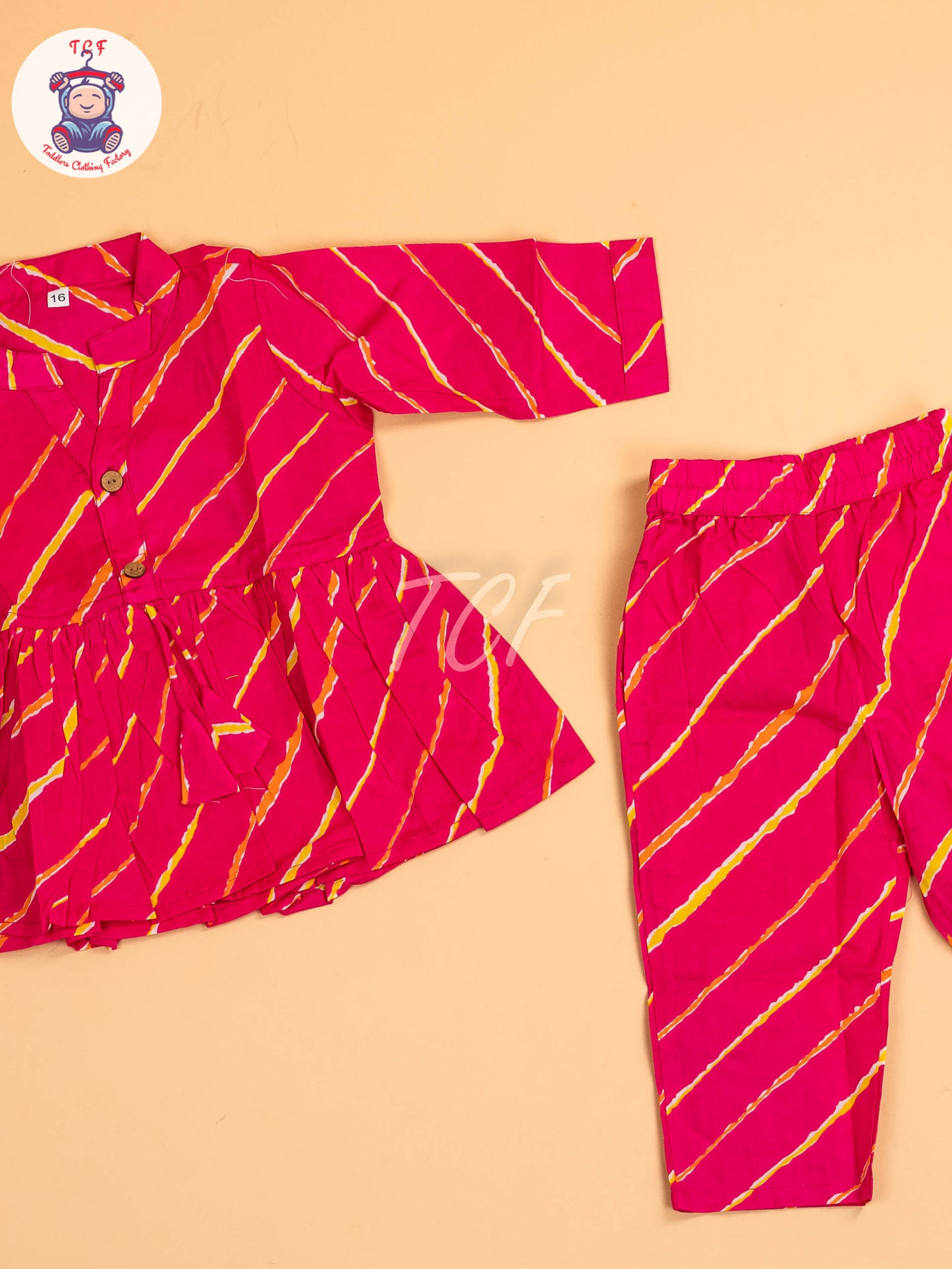 Pink - Girls Floral printed Co-ords Sets
