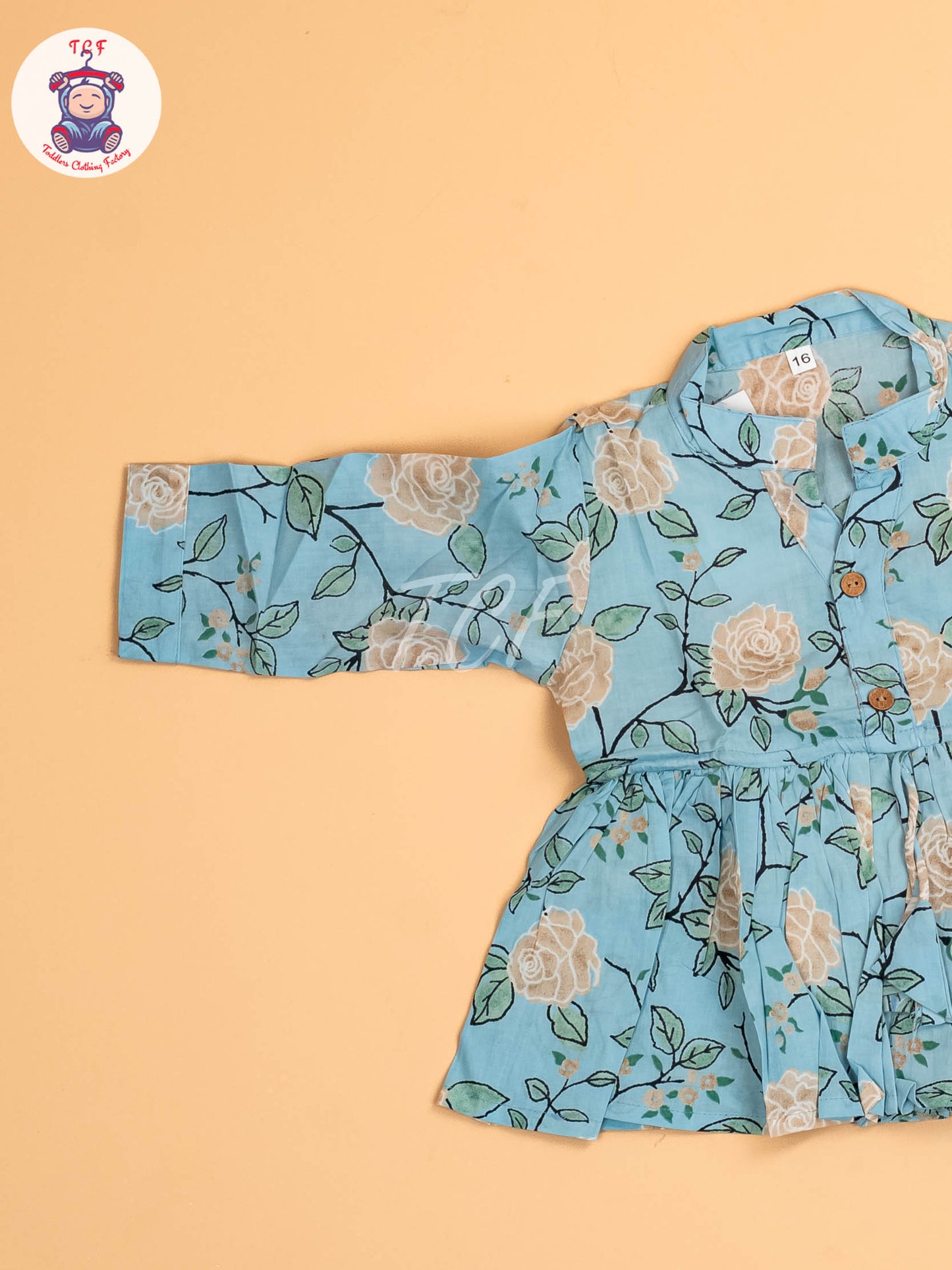 Blue - Girls Floral printed Co-ords Sets