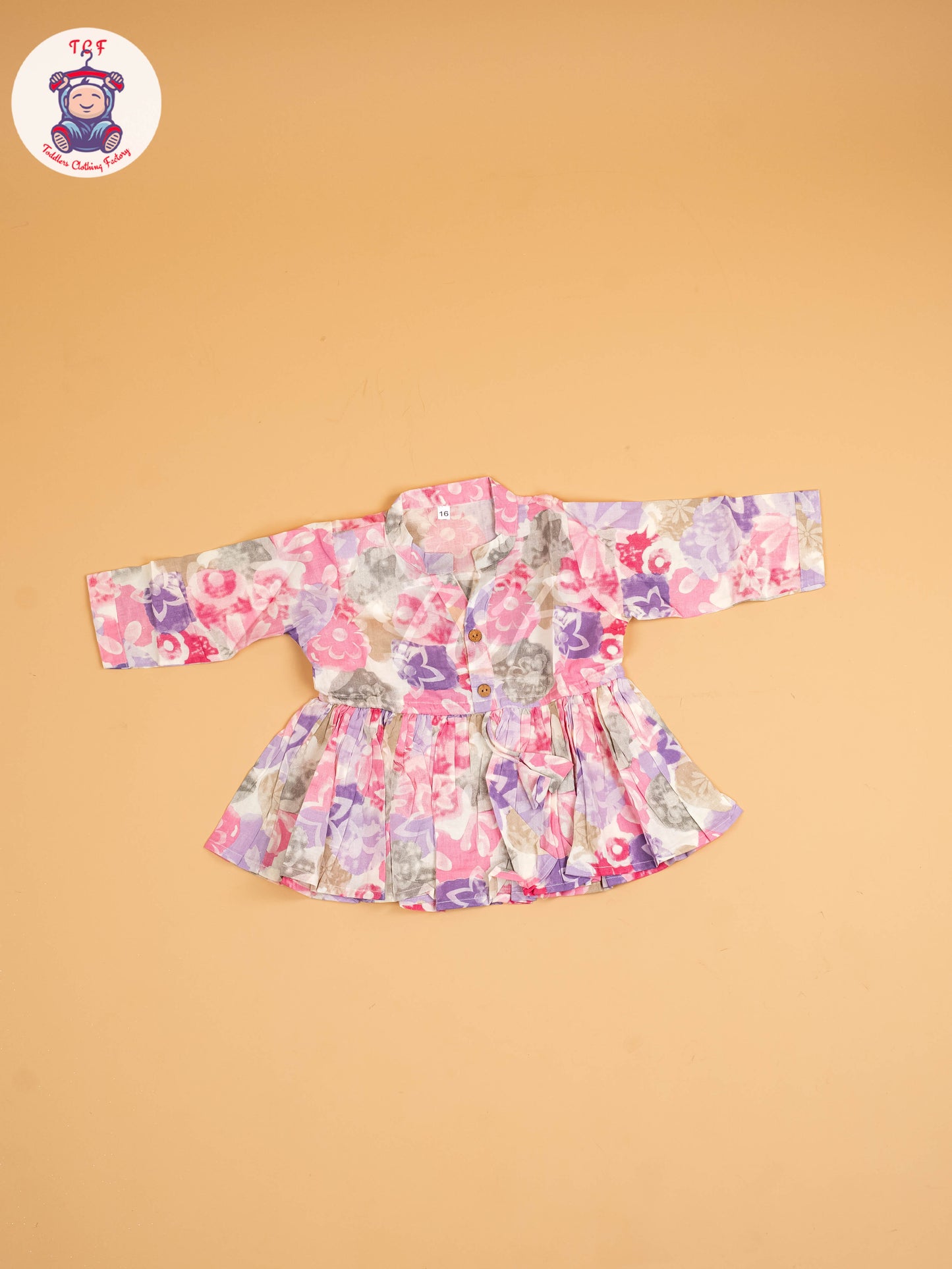 Purple & Pink - Girls Floral printed Co-ords Sets