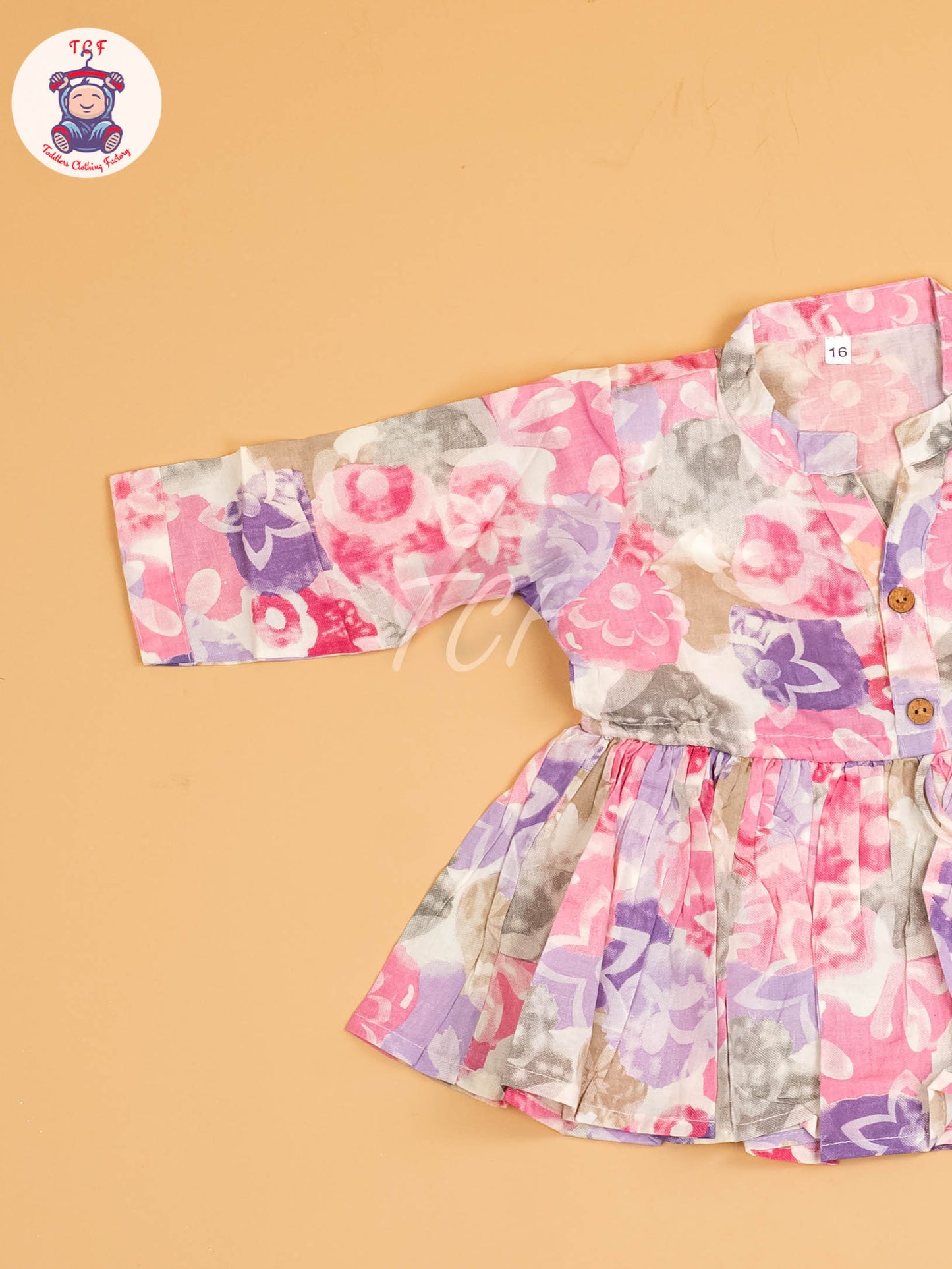 Purple & Pink - Girls Floral printed Co-ords Sets