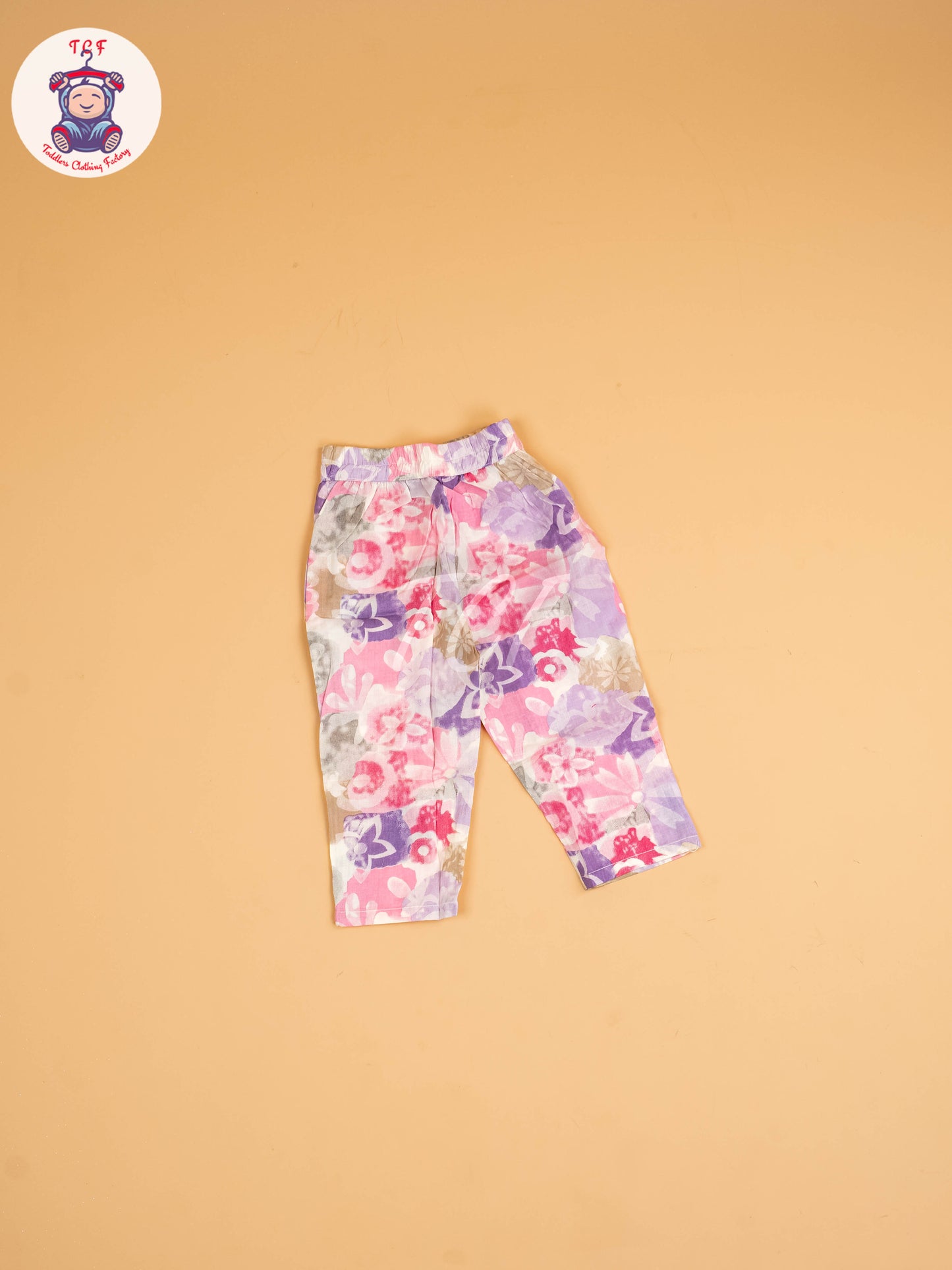 Purple & Pink - Girls Floral printed Co-ords Sets