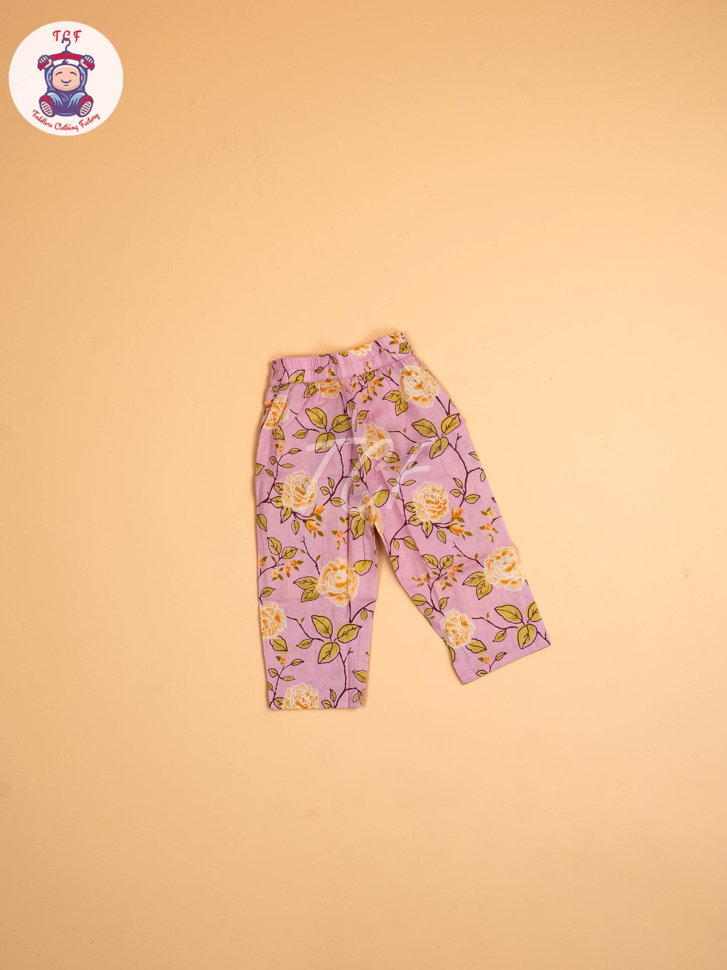 Lite Pink - Girls Floral printed Co-ords Sets