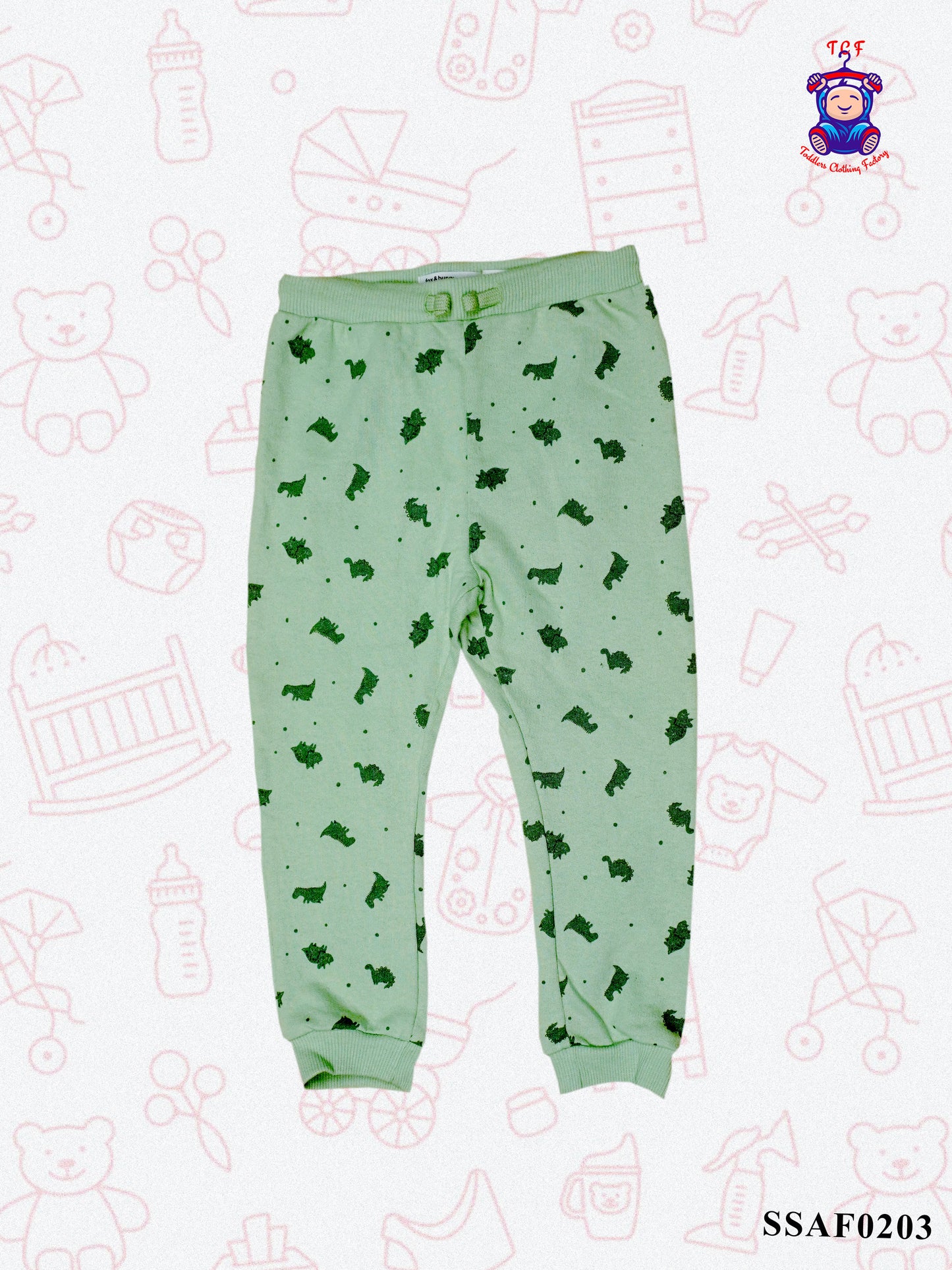 Green - Girls Readymade Joggers