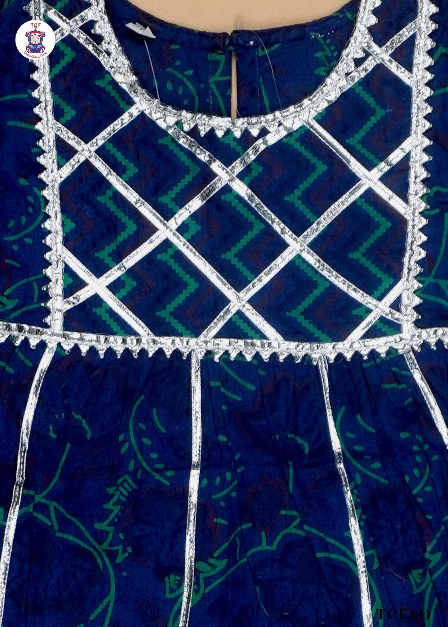 Blue - Girls Readymade Sharara Kurti