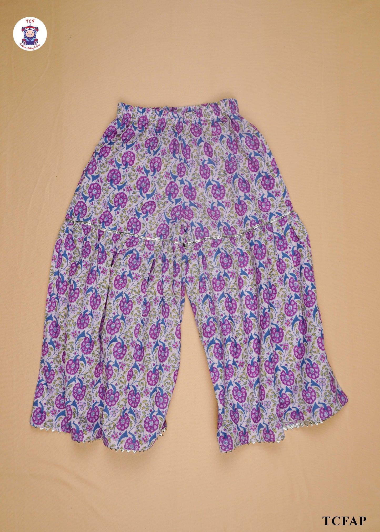 Baby Pink - Printed A-Line Kurti Set